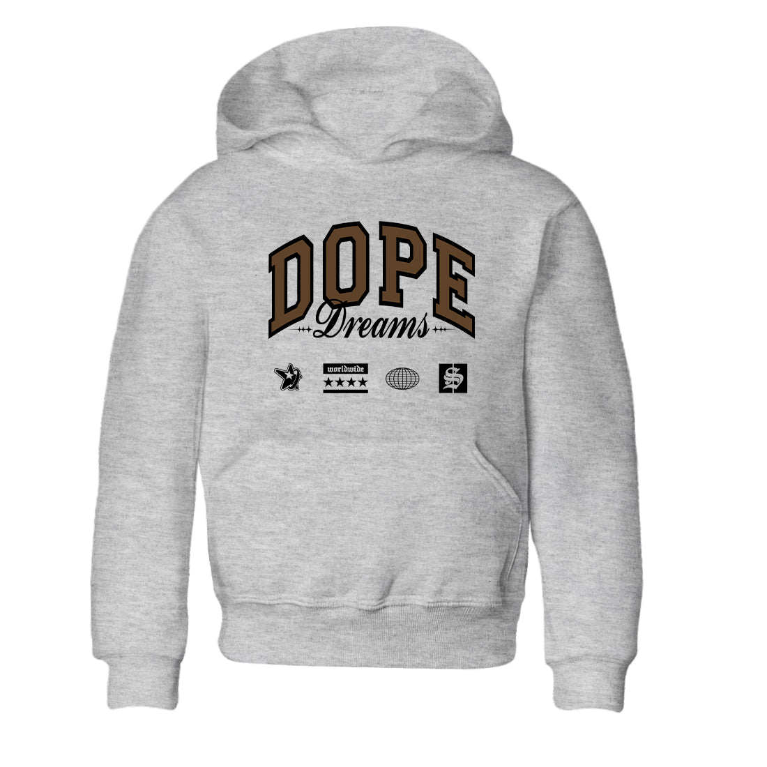 Dope Dreams snkmatch Tees Kids - Air Jordan 1 Mocha