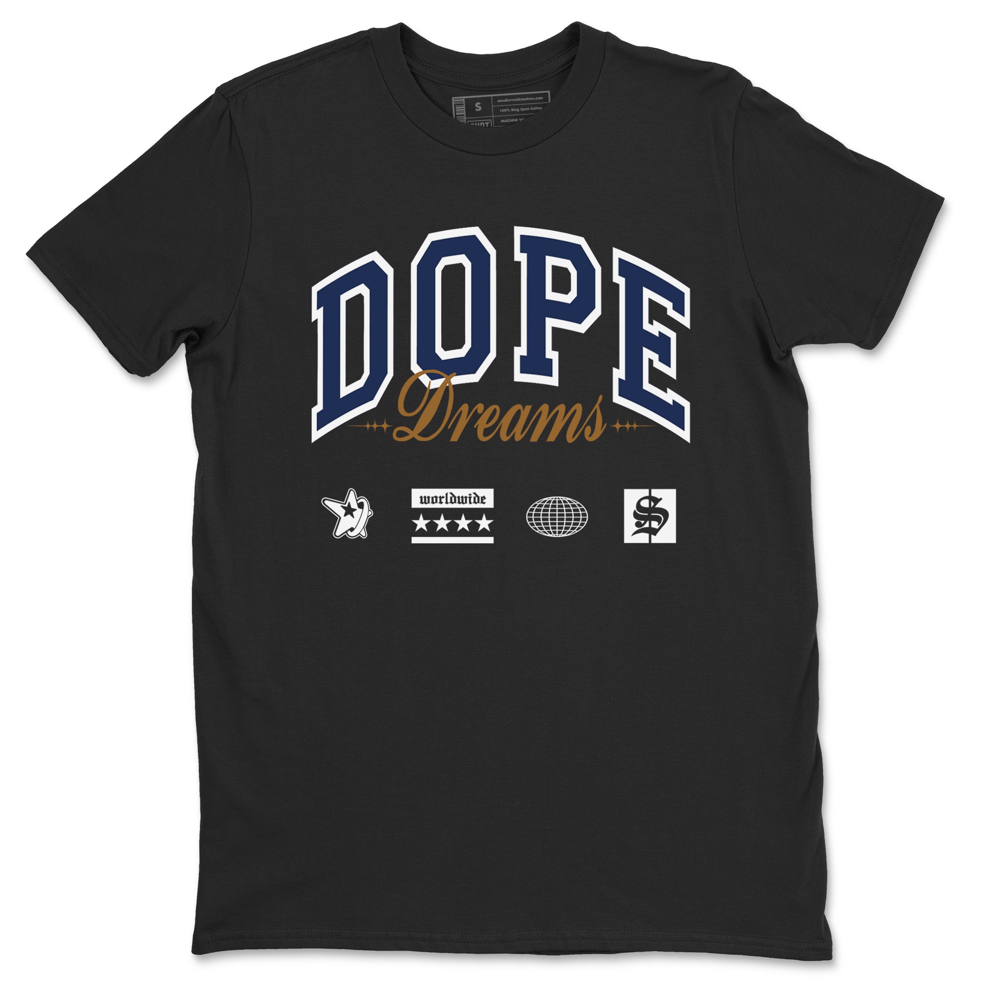 Dope Dreams snkmatch Tees - Air Jordan 13 Midnight Navy
