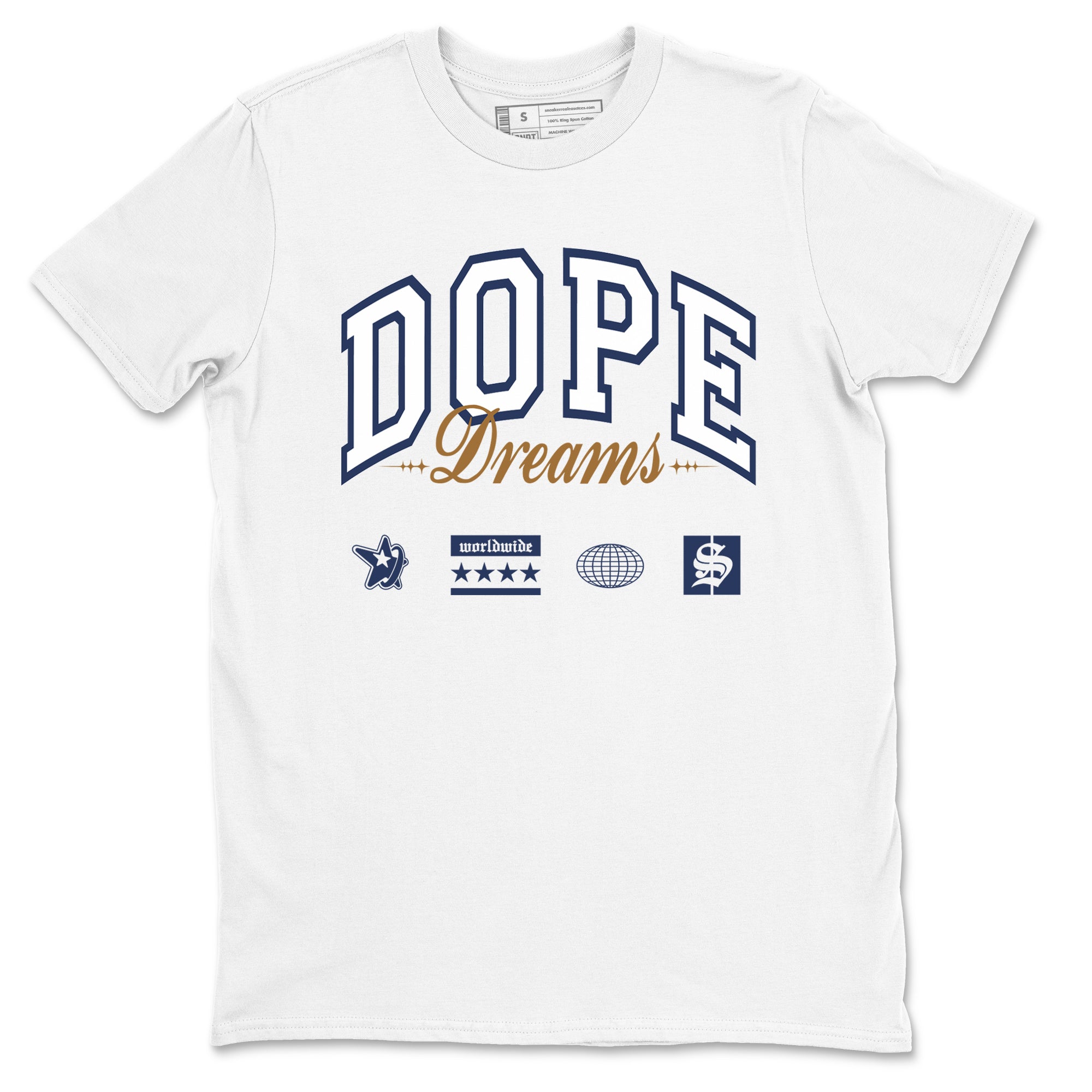 Dope Dreams snkmatch Tees - Air Jordan 13 Midnight Navy