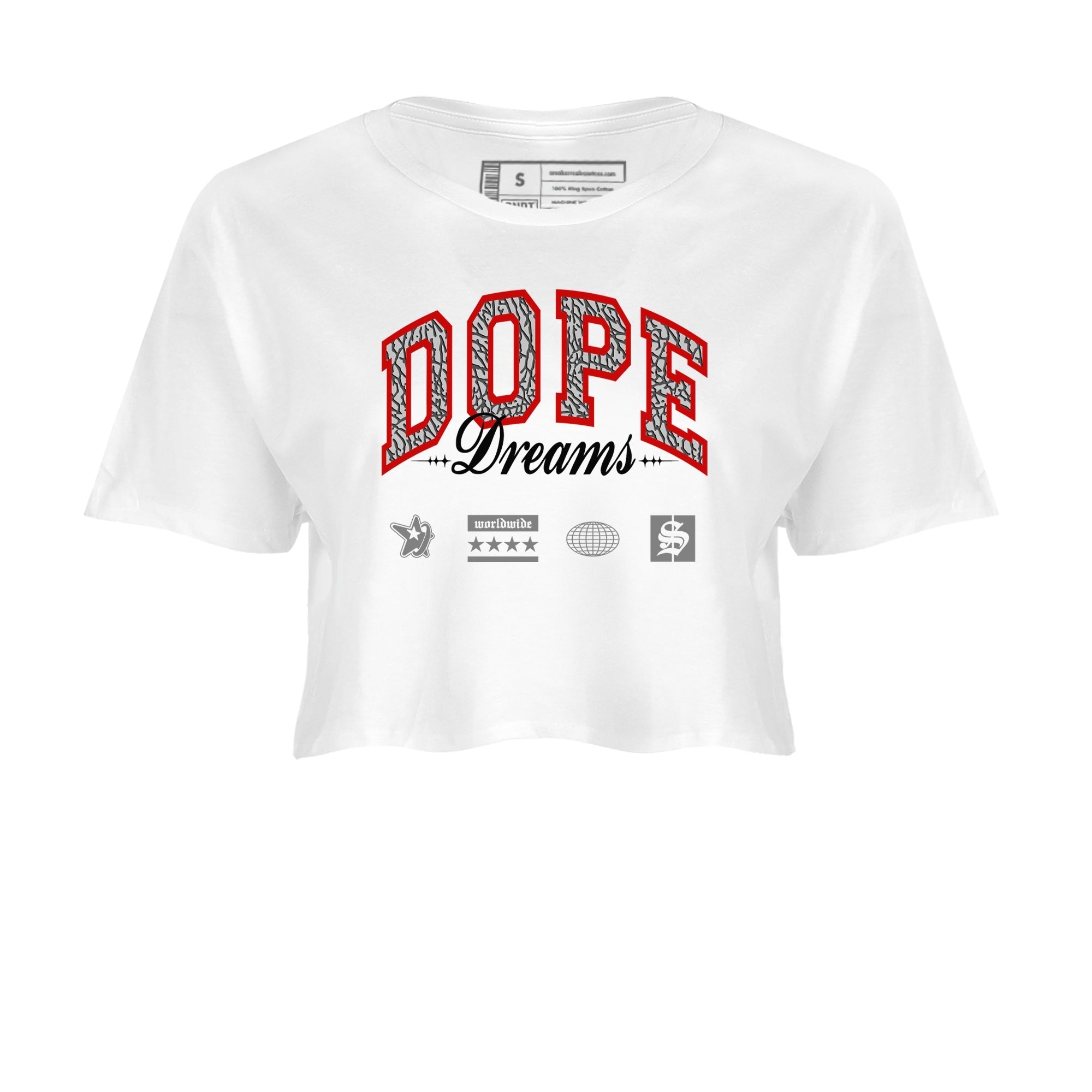 Dope Dreams snkmatch Women's Top - Air Jordan 3 Black Cement