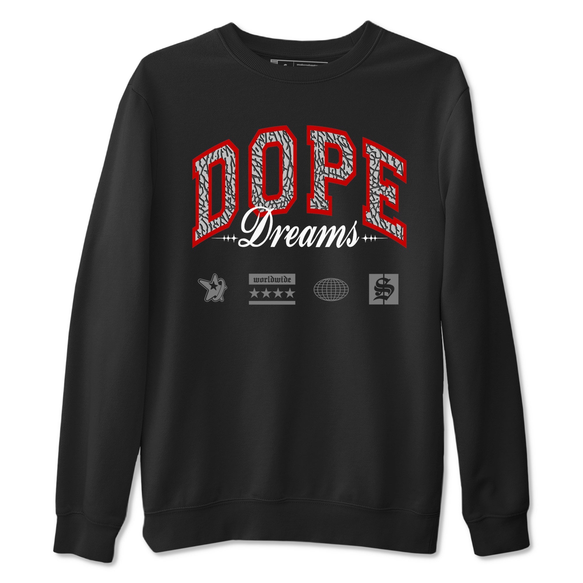 Dope Dreams snkmatch Tees - Air Jordan 3 Black Cement