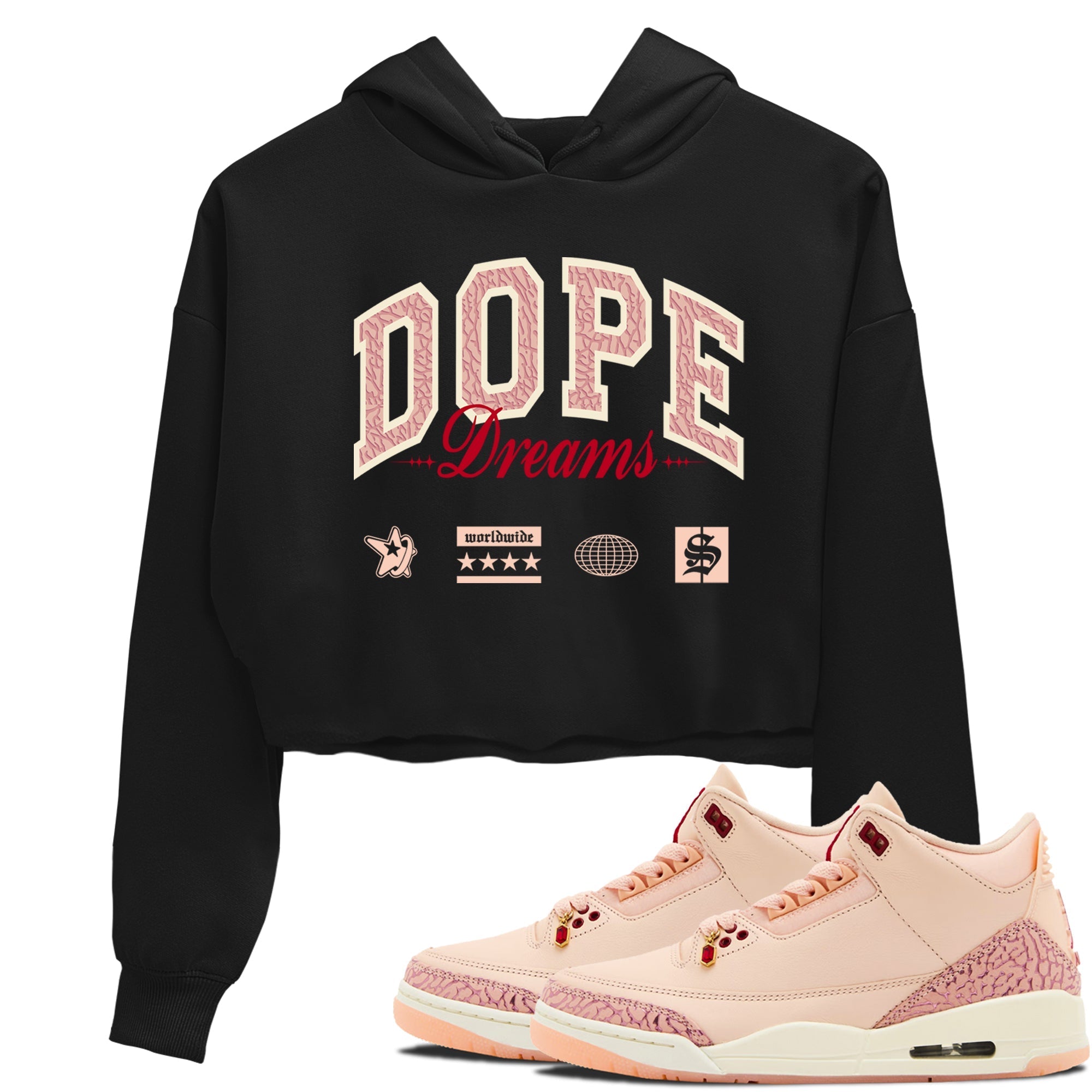 Dope Dreams snkmatch Women's Top - Air Jordan 3 Valentines Day