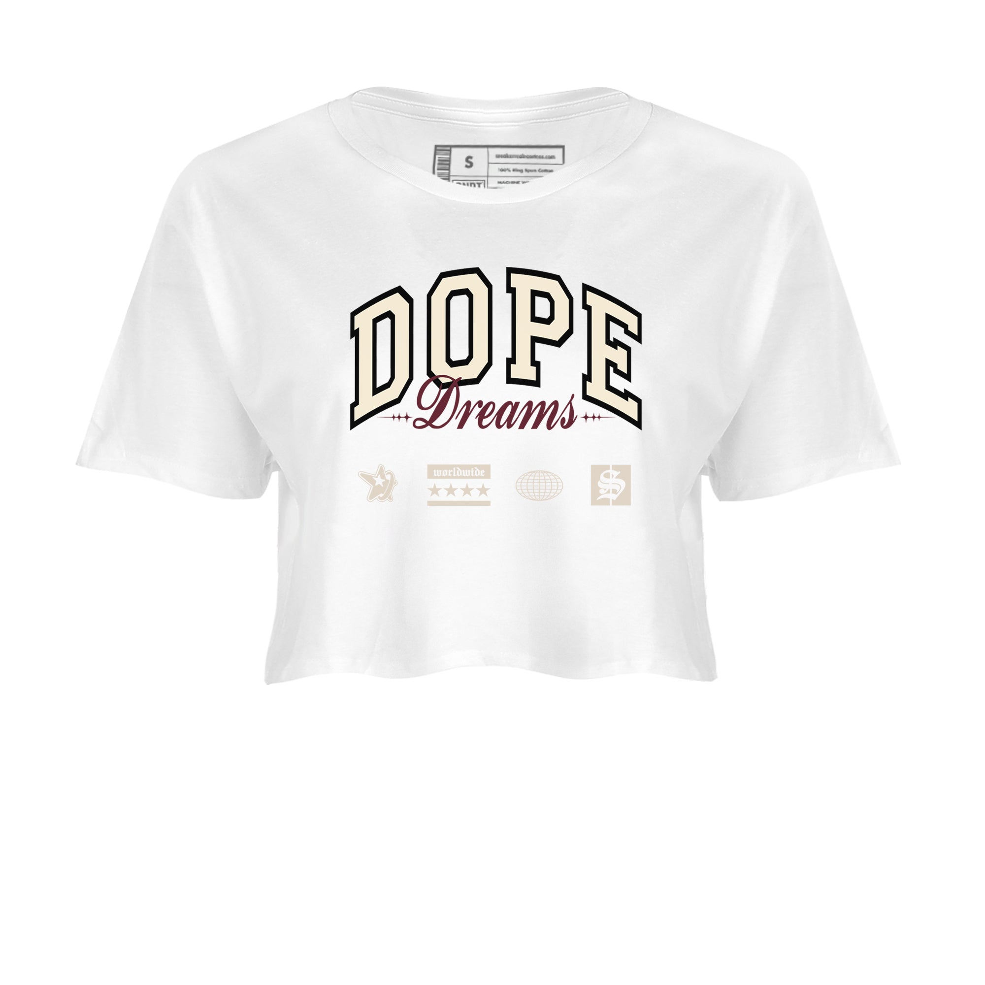 Dope Dreams snkmatch Women's Top - Air Jordan 4 A Ma Maniere x Fossil Stone