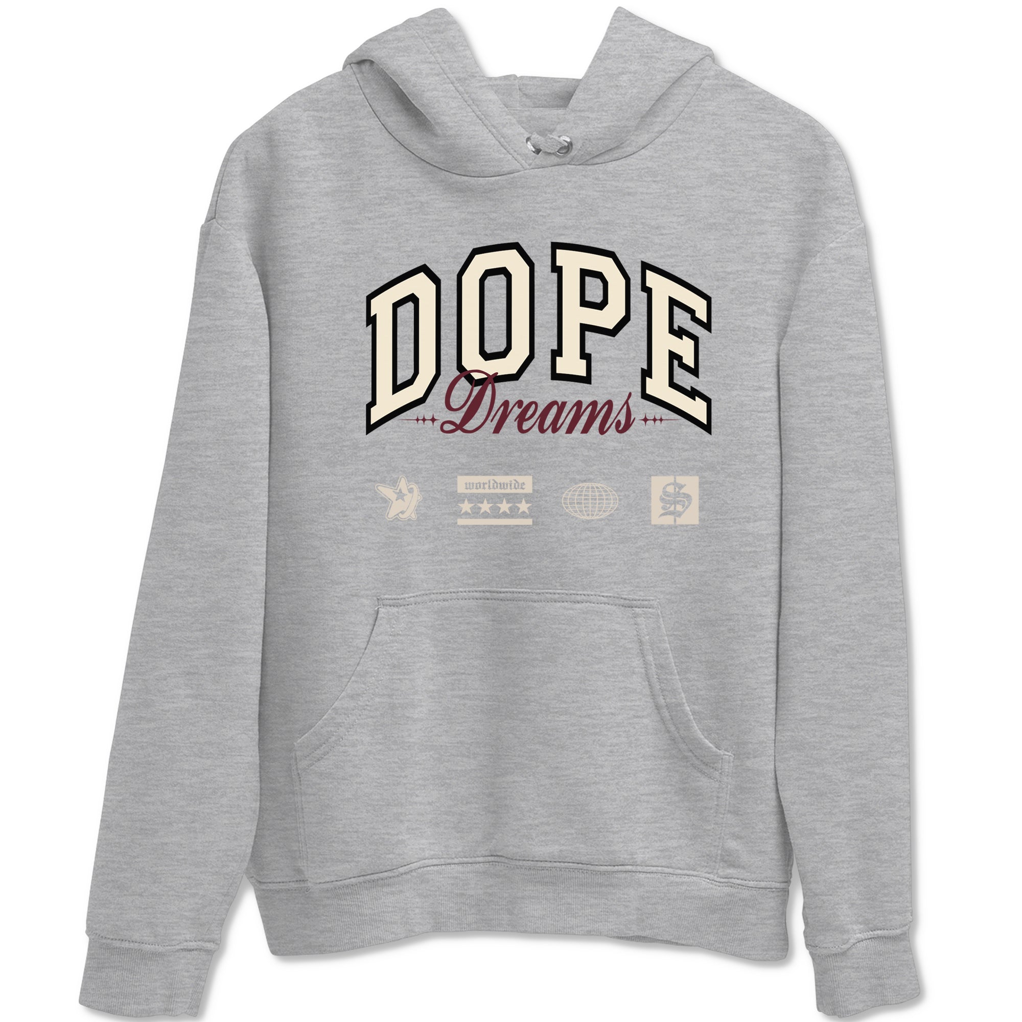 Dope Dreams snkmatch Tees - Air Jordan 4 A Ma Maniere x Fossil Stone