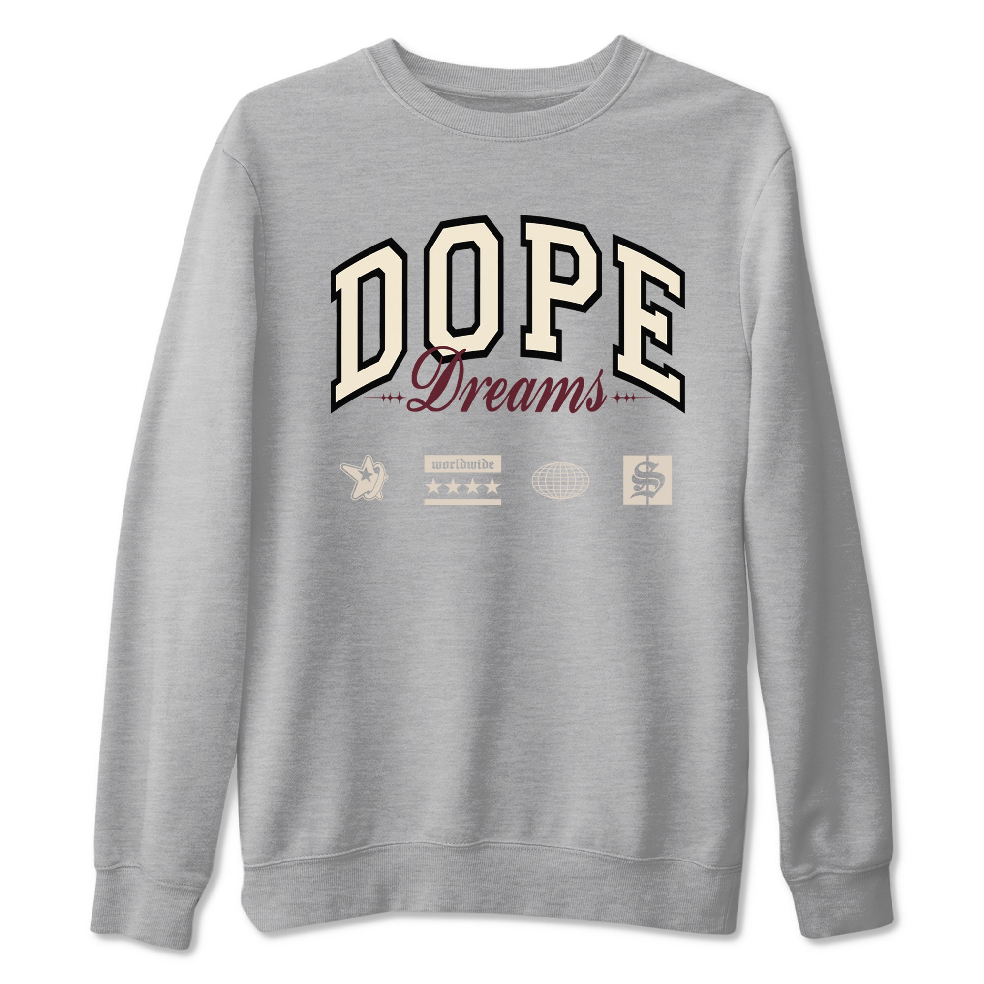 Dope Dreams snkmatch Tees - Air Jordan 4 A Ma Maniere x Fossil Stone