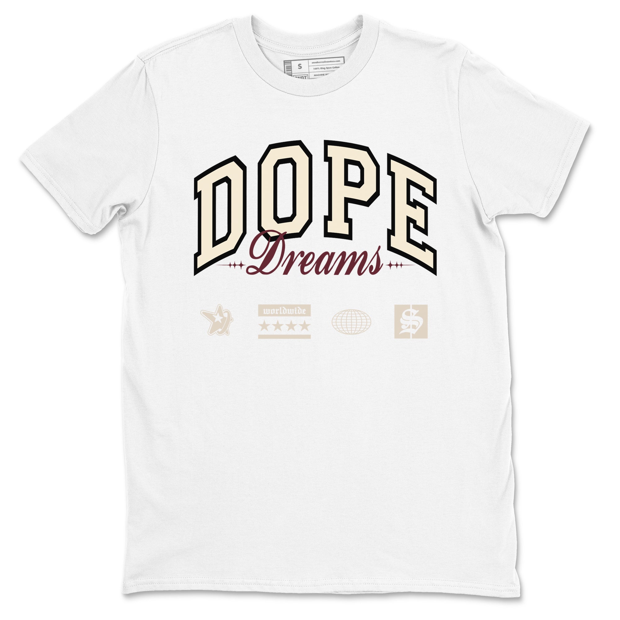 Dope Dreams snkmatch Tees - Air Jordan 4 A Ma Maniere x Fossil Stone