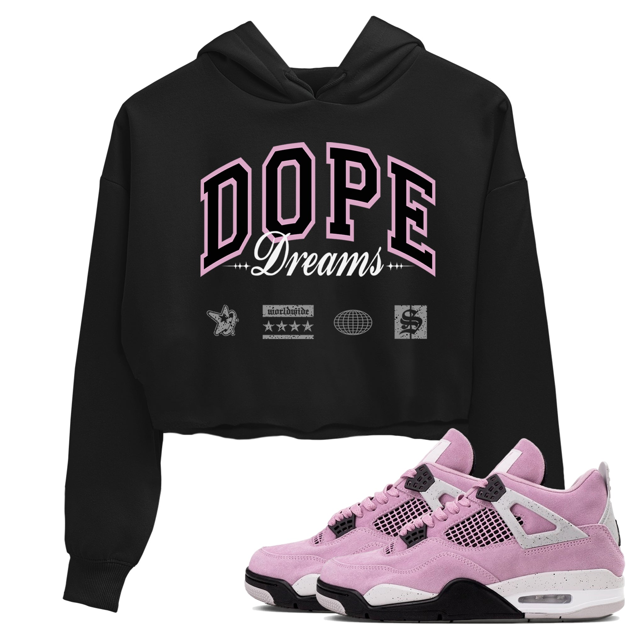 Dope Dreams snkmatch Women's Top - Air Jordan 4 Orchid