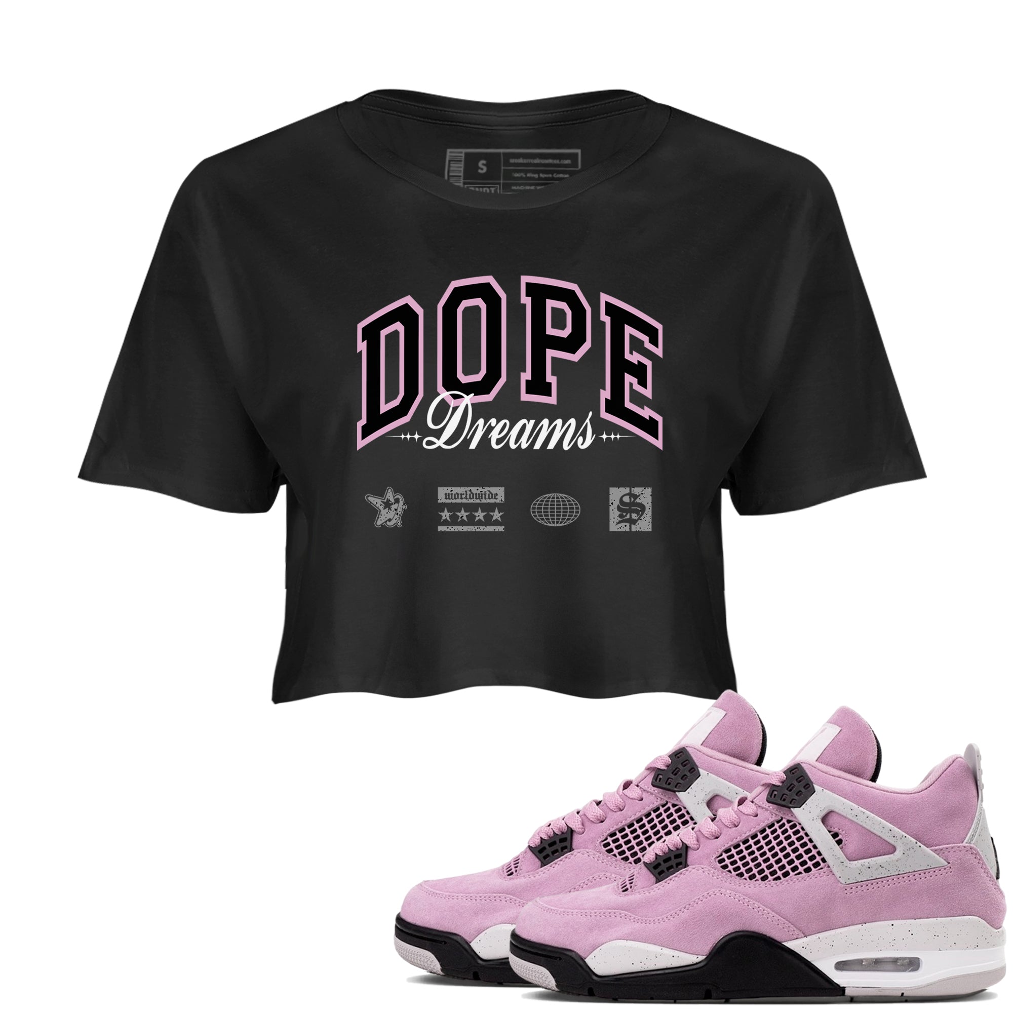 Dope Dreams snkmatch Women's Top - Air Jordan 4 Orchid