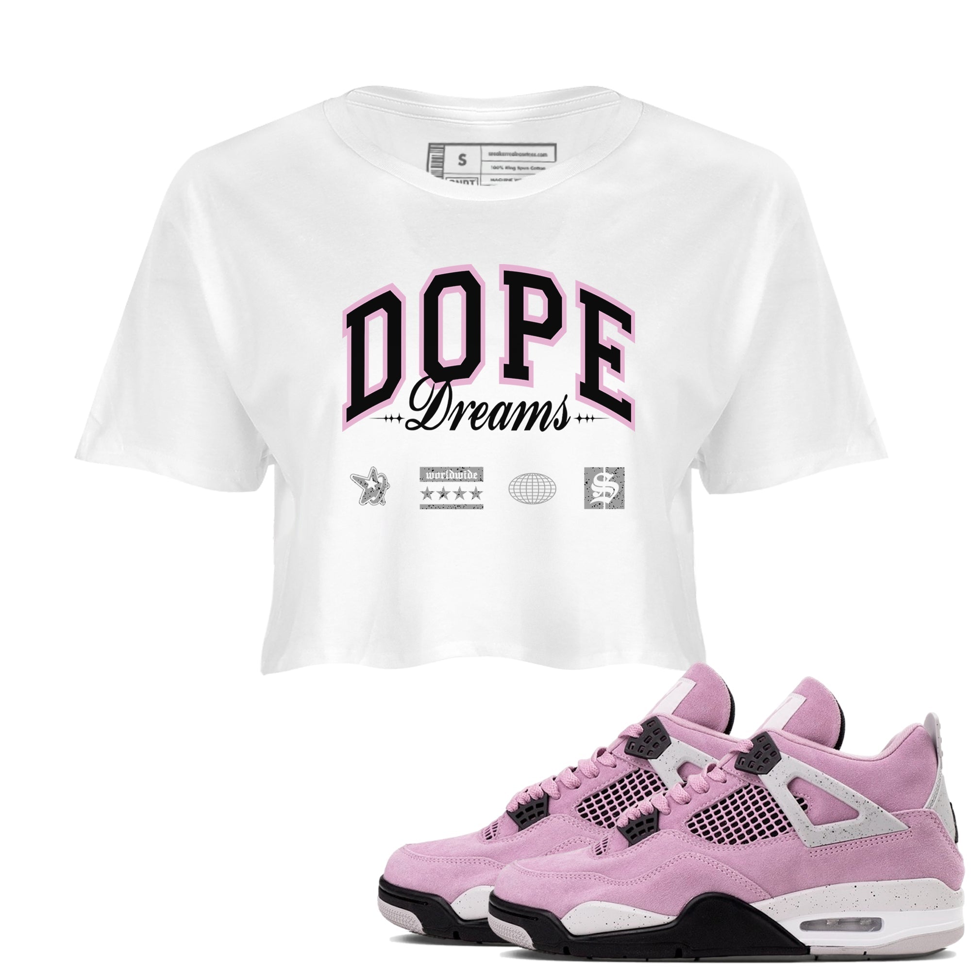 Dope Dreams snkmatch Women's Top - Air Jordan 4 Orchid