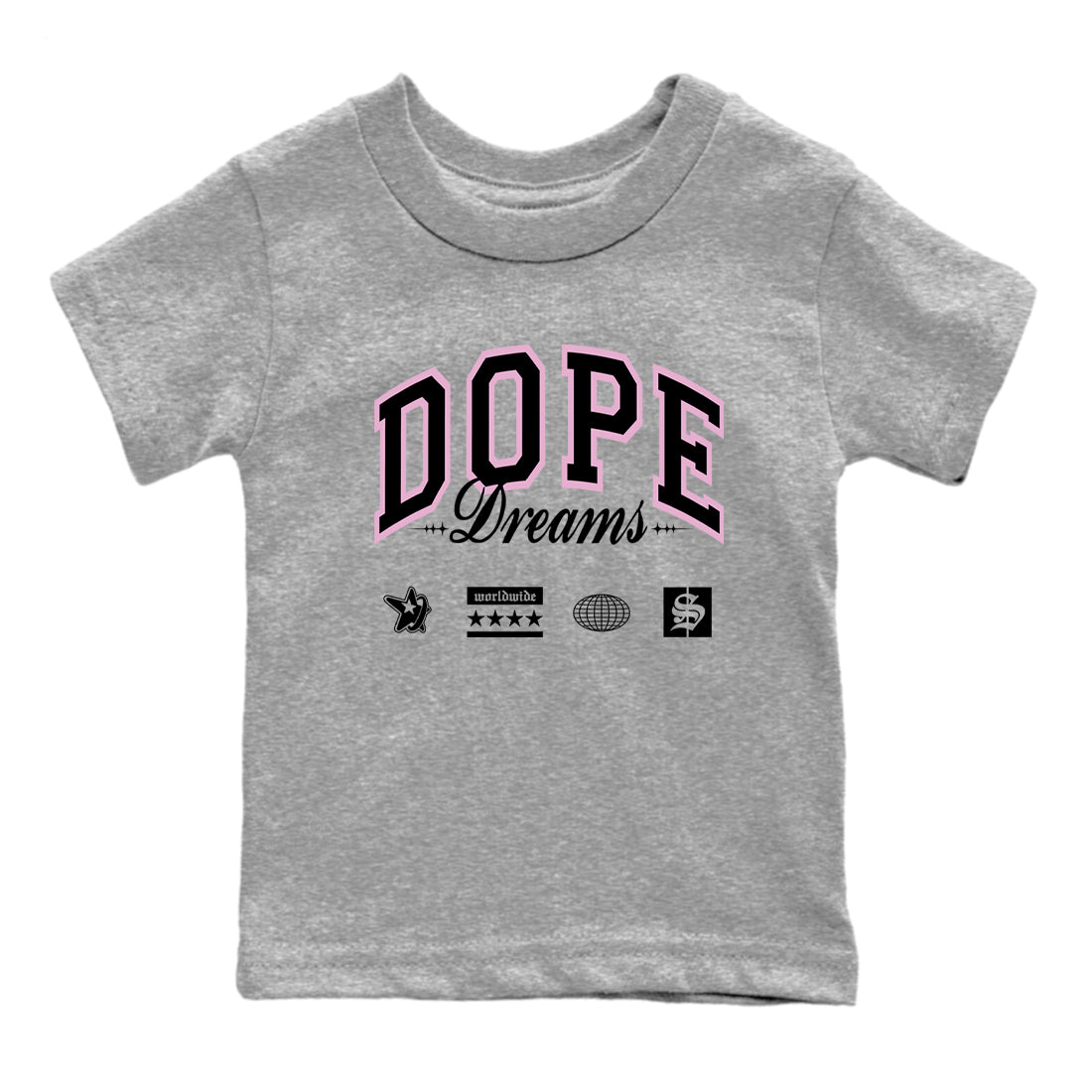Dope Dreams snkmatch Tees Kids - Air Jordan 4 Orchid