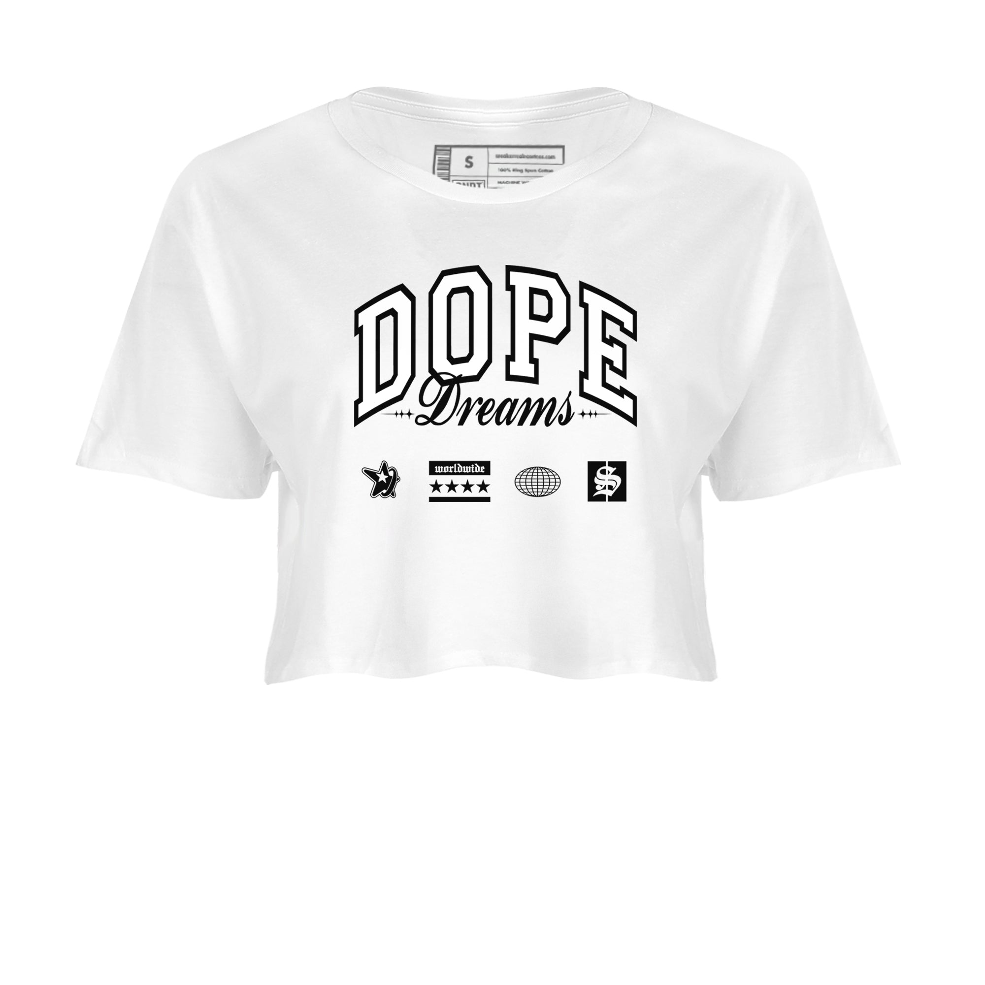Dope Dreams snkmatch Women's Top - Air Jordan 4 White Thunder
