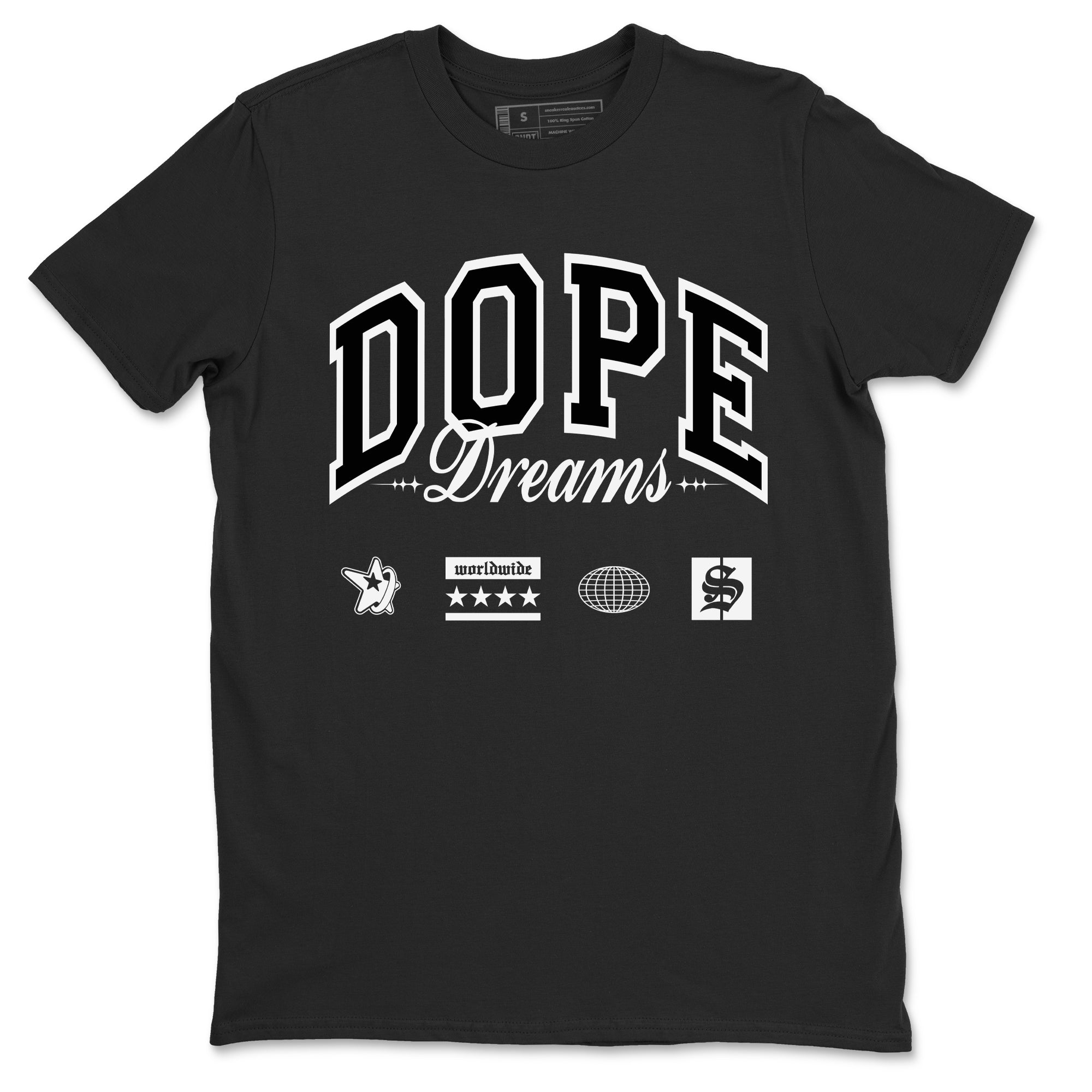 Dope Dreams snkmatch Tees - Air Jordan 4 White Thunder