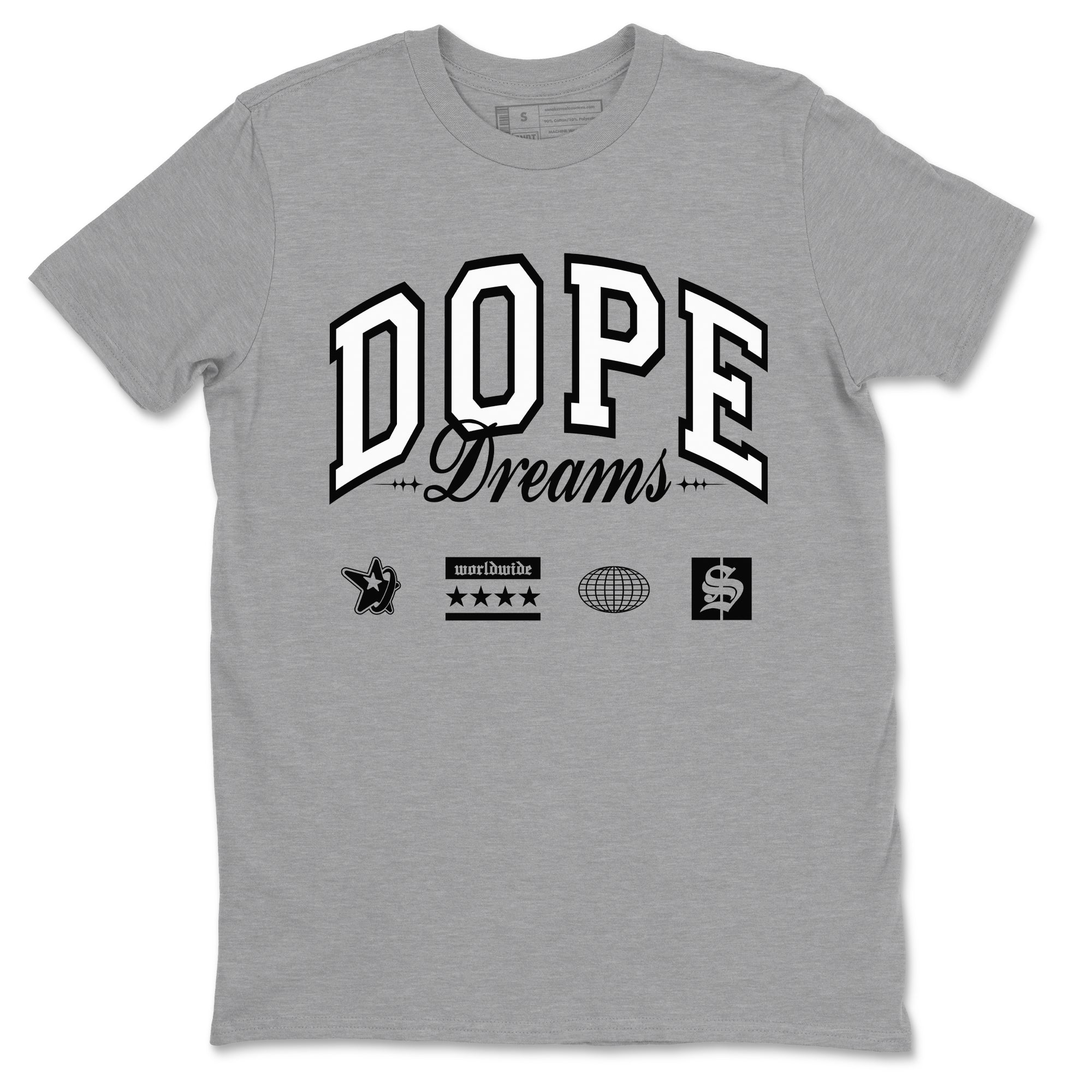 Dope Dreams snkmatch Tees - Air Jordan 4 White Thunder