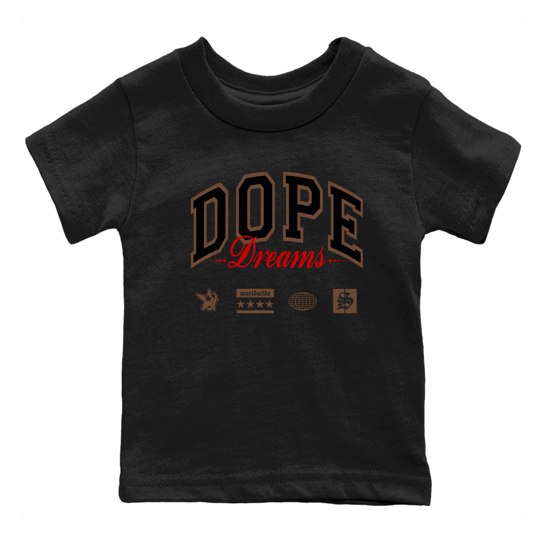 Dope Dreams snkmatch Tees Kids - Air Jordan 9 Olive