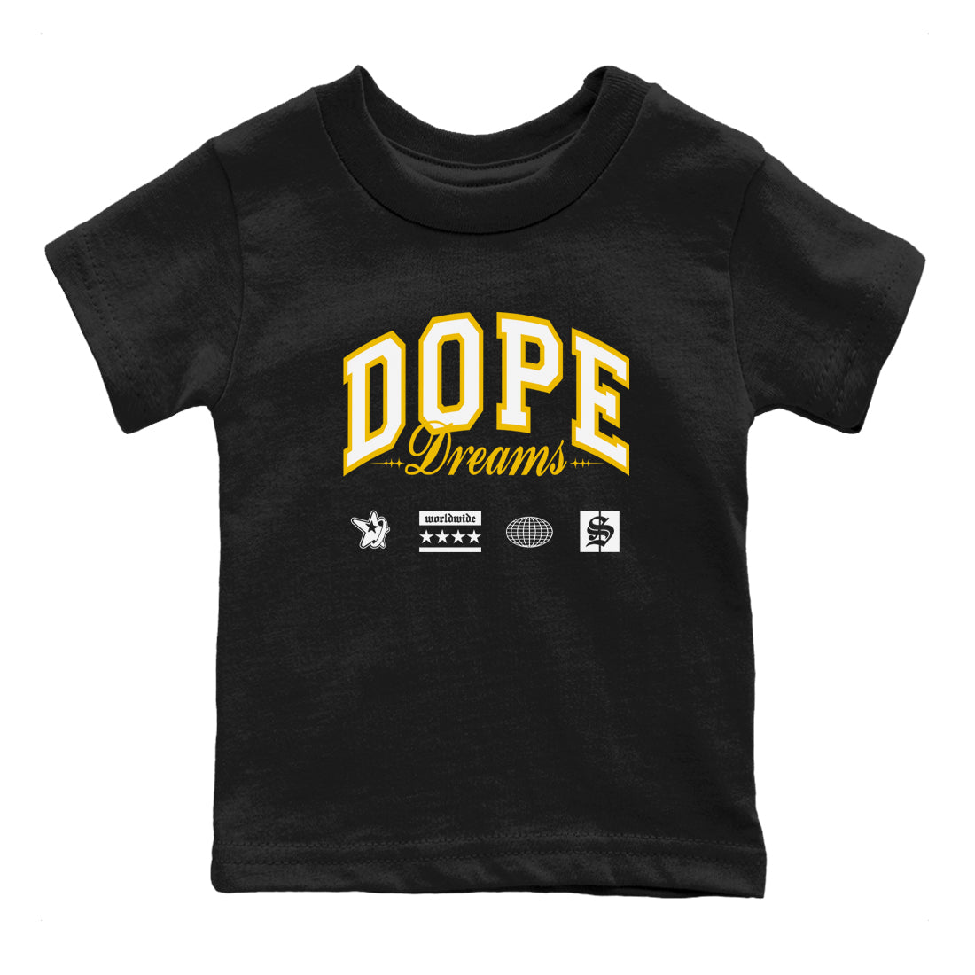 Dope Dreams snkmatch Tees Kids - Dunk High Pollen