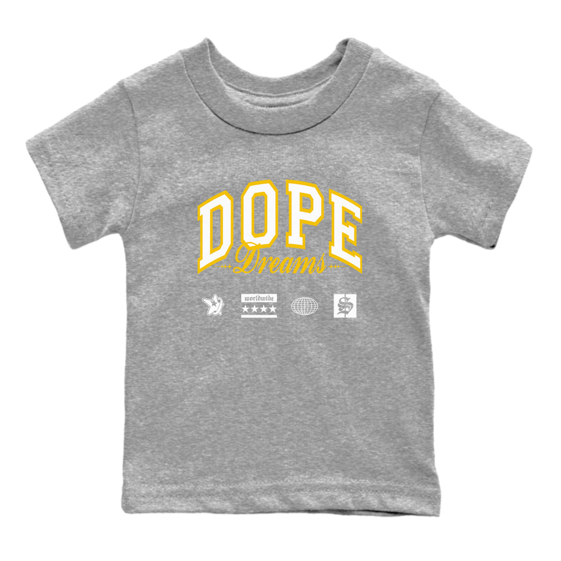 Dope Dreams snkmatch Tees Kids - Dunk High Pollen