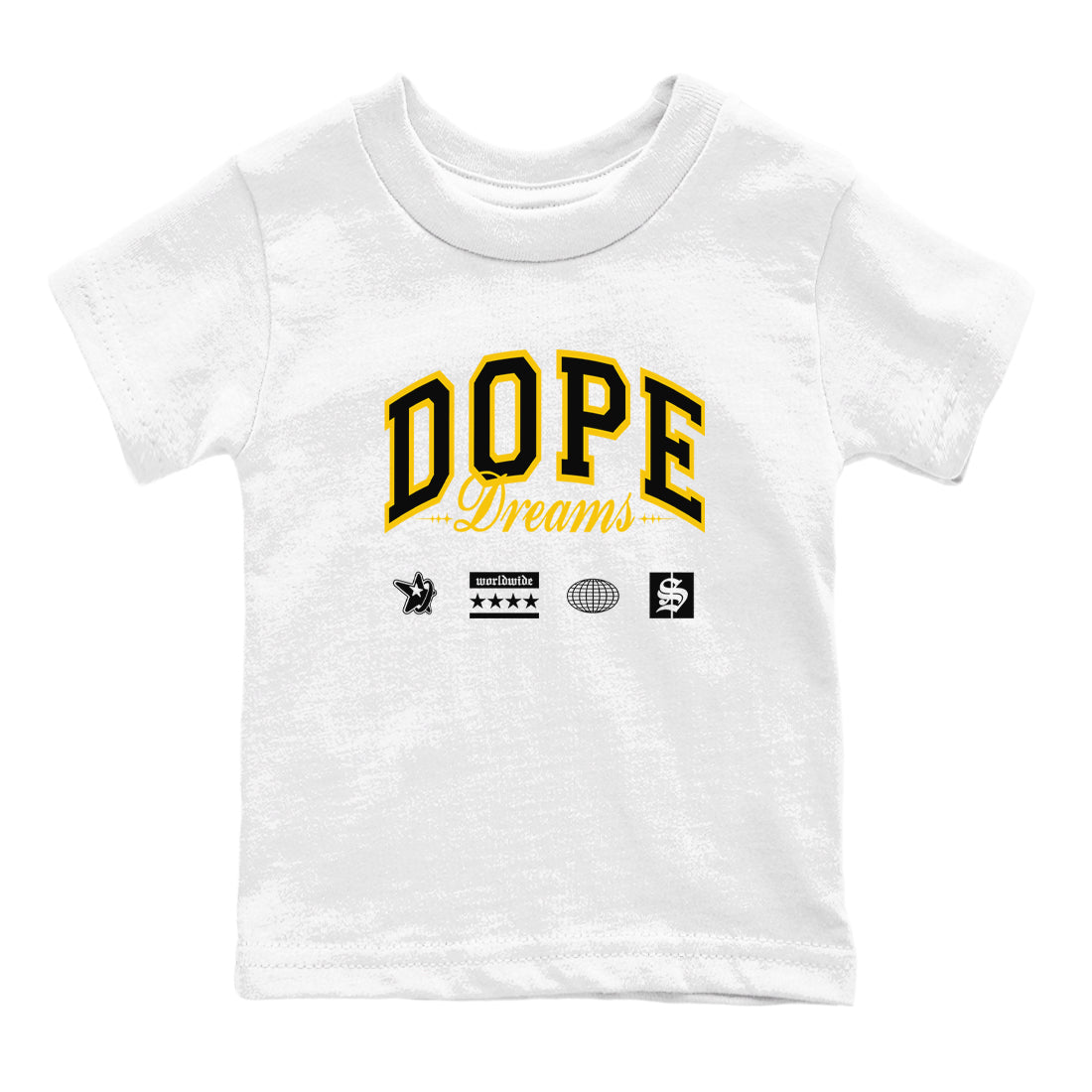 Dope Dreams snkmatch Tees Kids - Dunk High Pollen