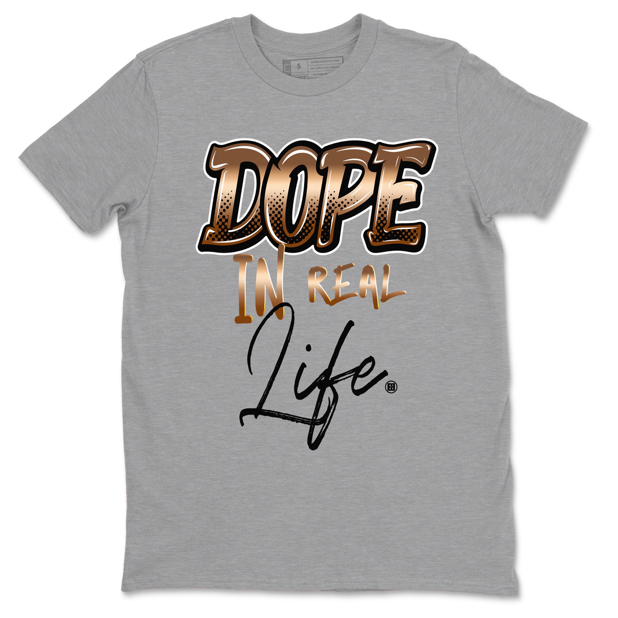 Dope In Real Life snkmatch Tees - Air Foamposite One Metallic Copper