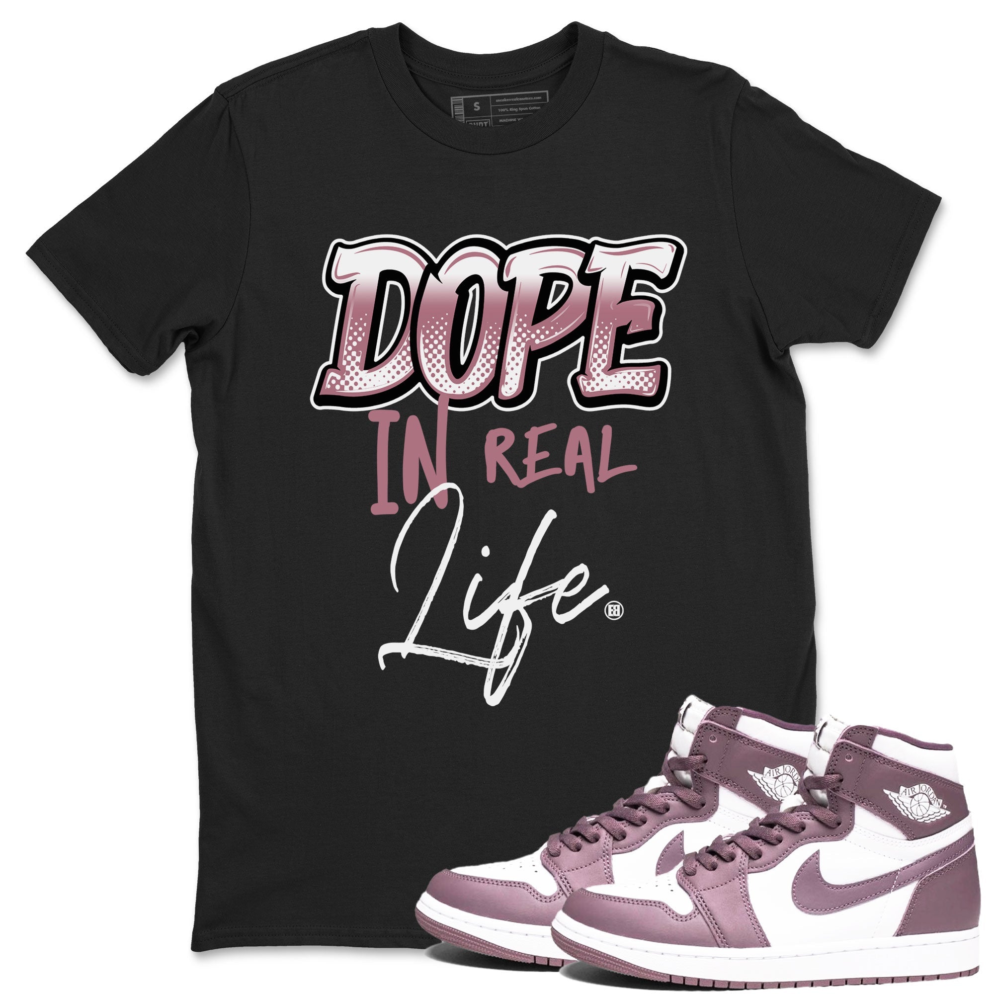 Dope In Real Life snkmatch Tee - Air Jordan 1 Mauve