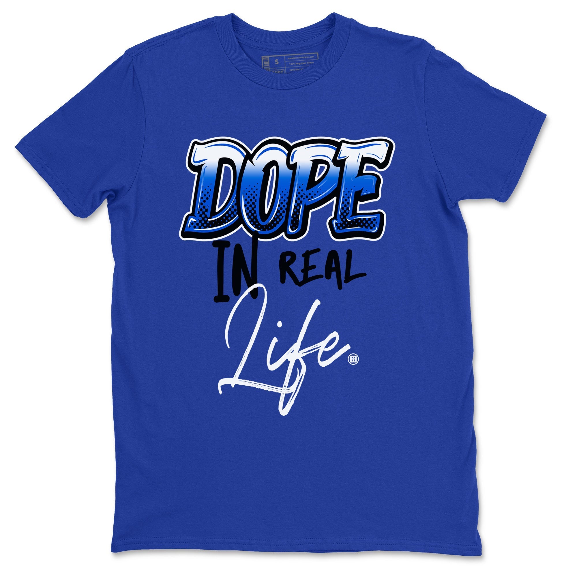 Dope In Real Life snkmatch Tee - Air Jordan 1 Royal Reimagined