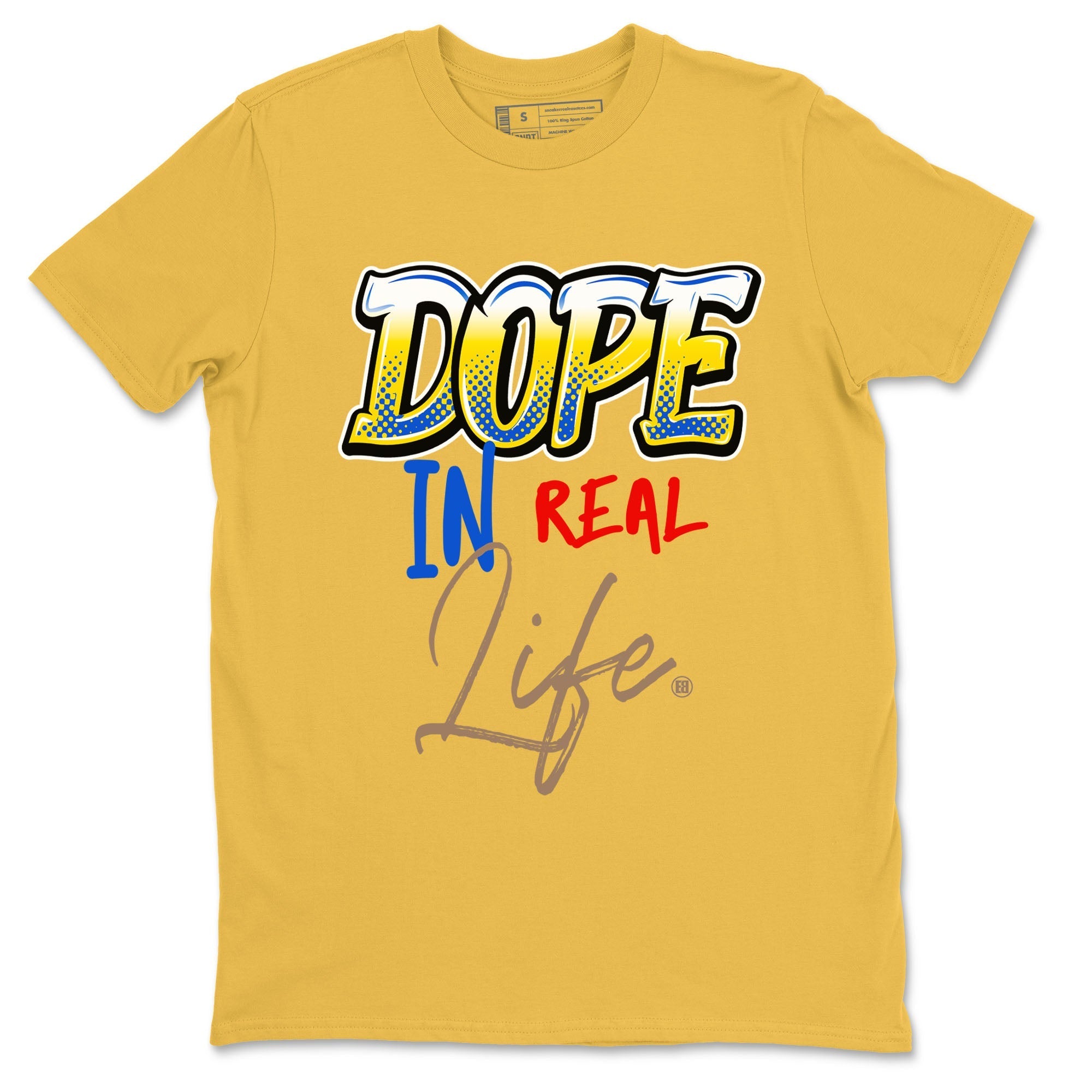 Dope In Real Life snkmatch Tees - Air Jordan 1 Travis Scott Canary