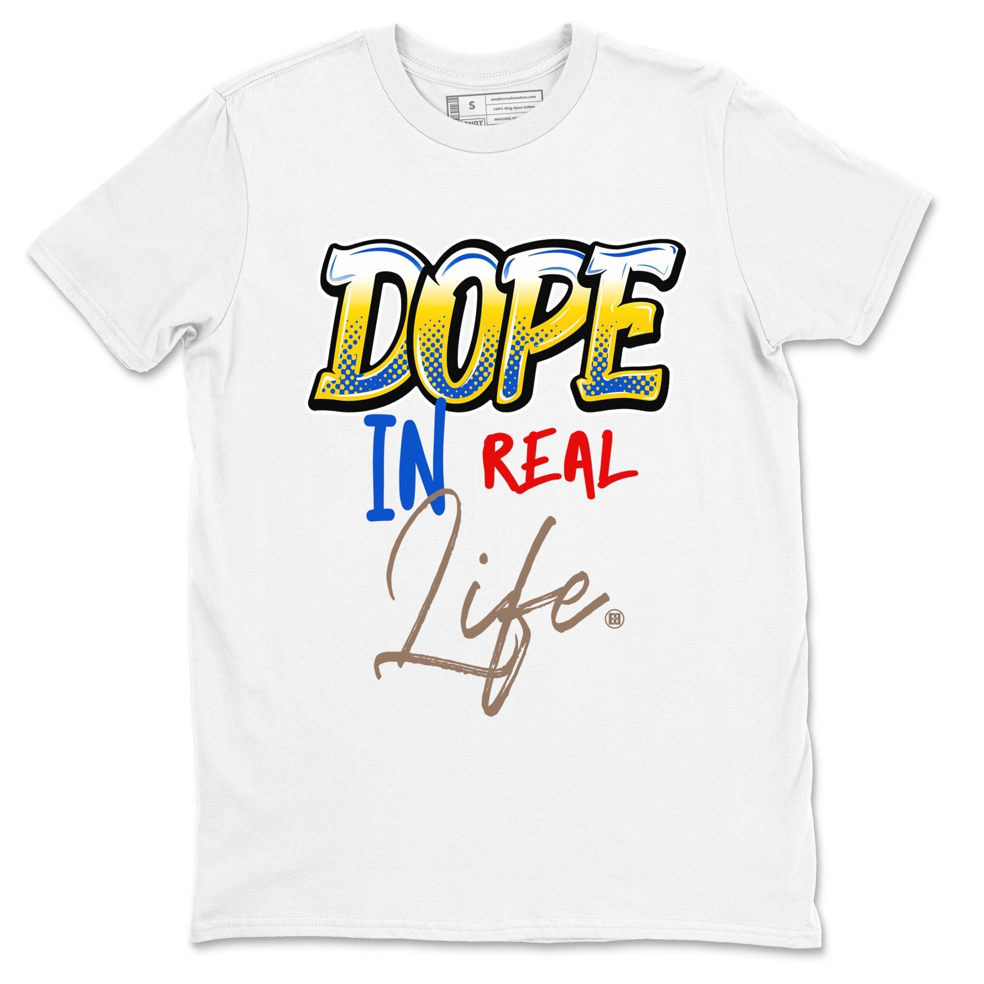 Dope In Real Life snkmatch Tees - Air Jordan 1 Travis Scott Canary