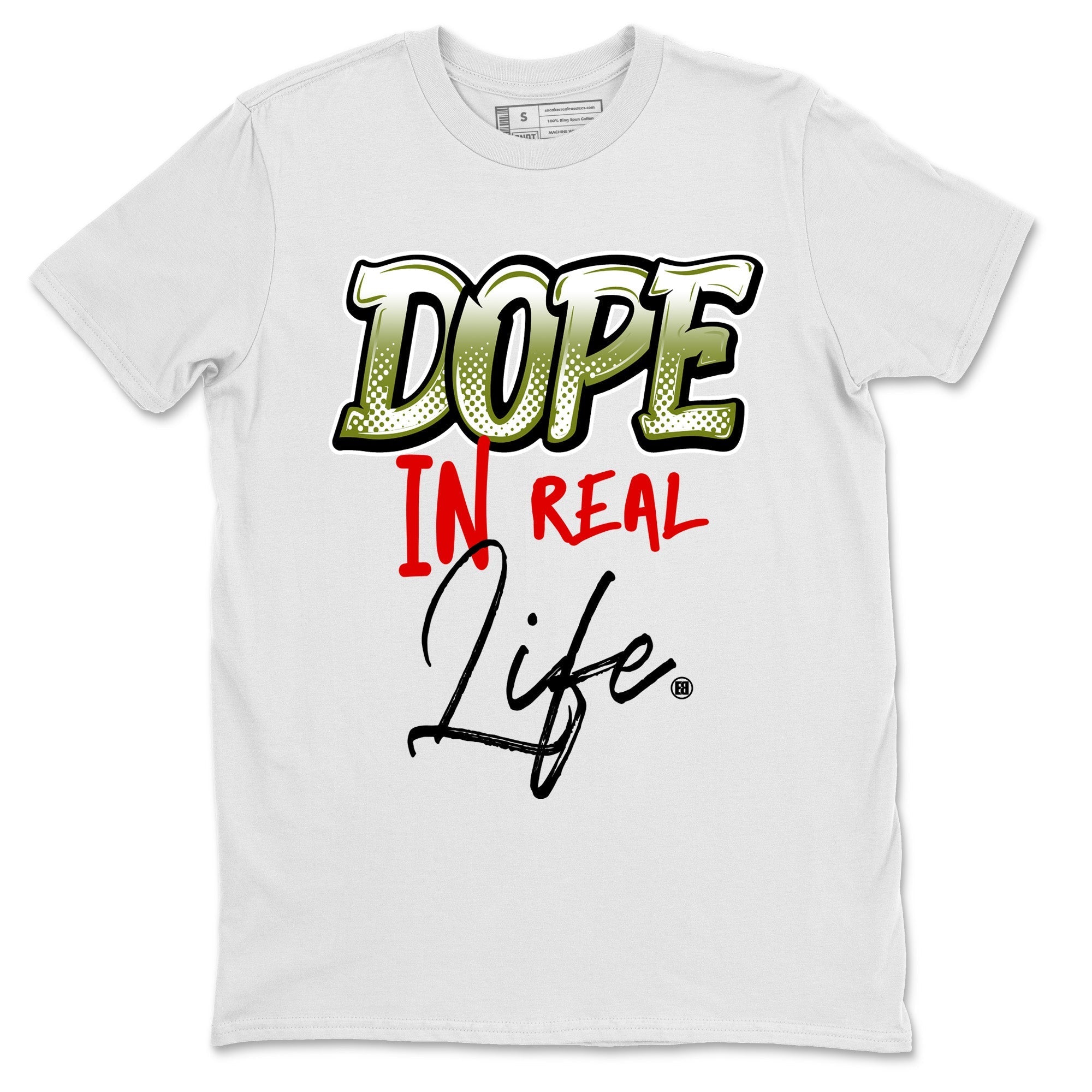 Dope In Real Life Unisex Tops - Air Jordan 1 Travis Scott Olive