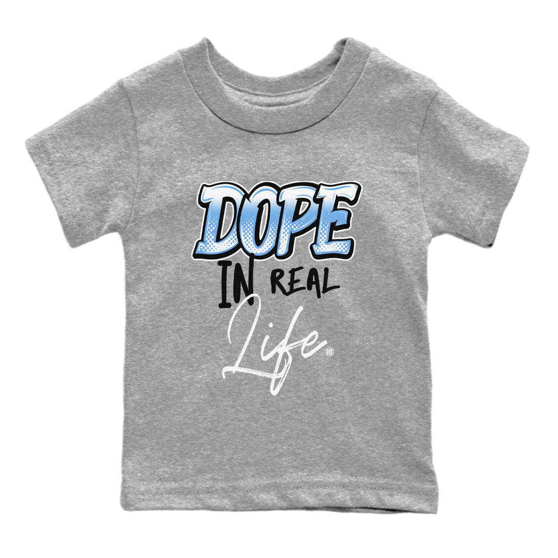 Dope In Real Life Kids Tops - Air Jordan 1 UNC Toe