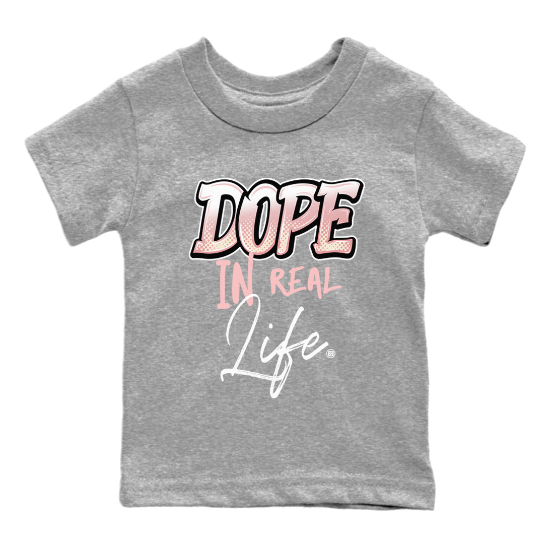 Dope In Real Life Kids Tops - Air Jordan 1 Washed Pink