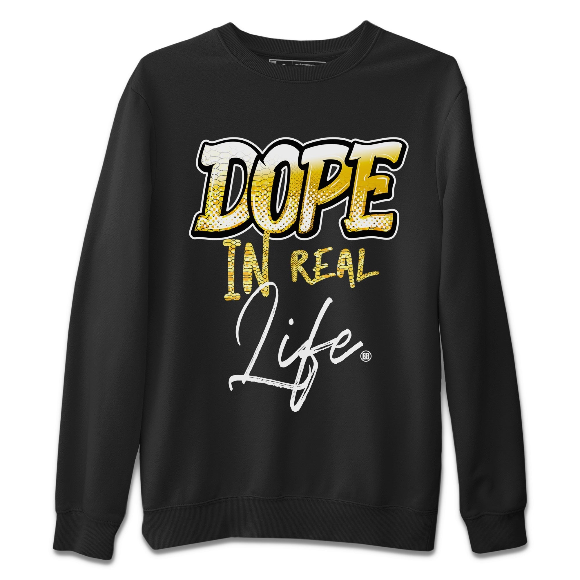 Dope In Real Life Unisex Tops - Air Jordan 11 Yellow Python