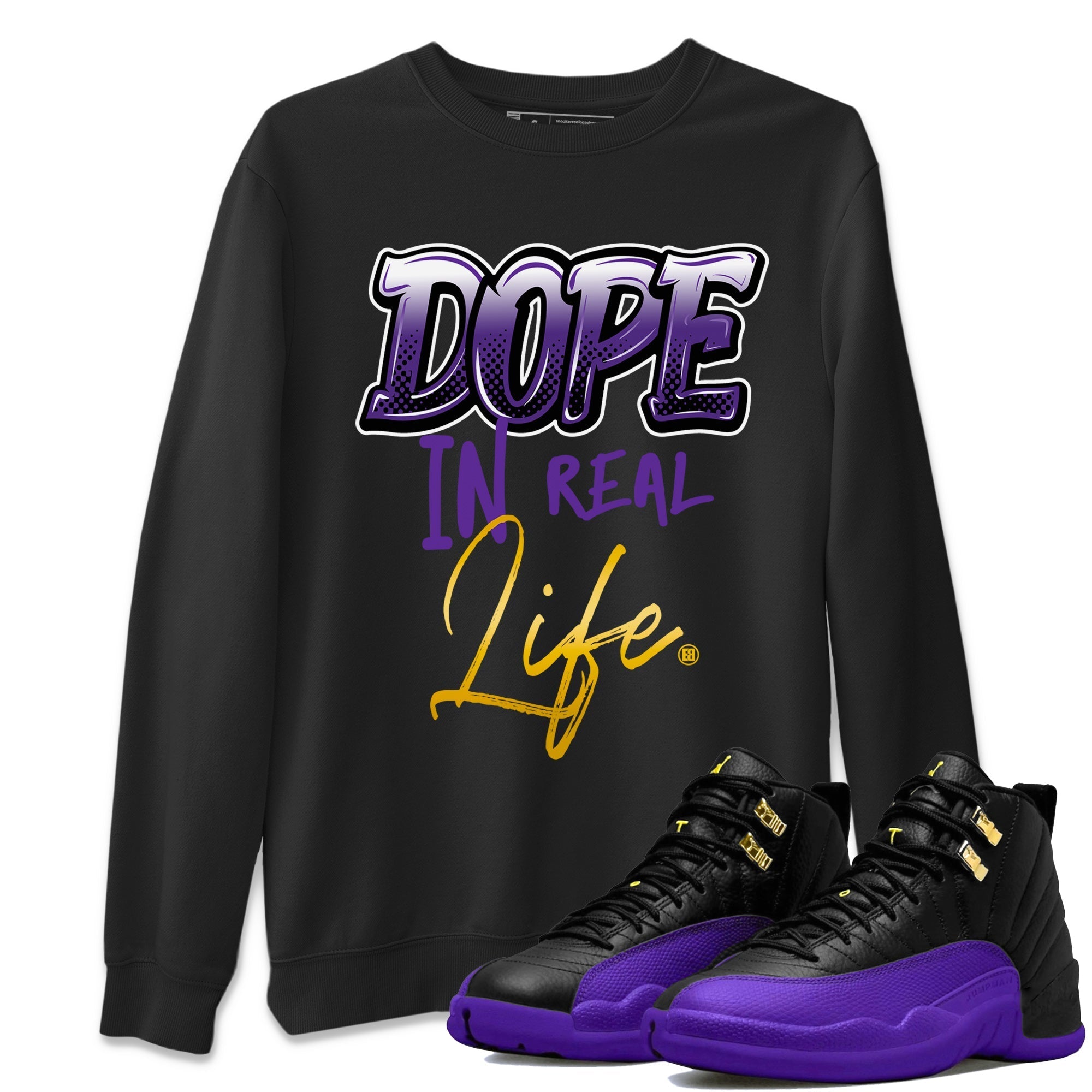 Dope In Real Life Unisex Tops - Air Jordan 12 Field Purple