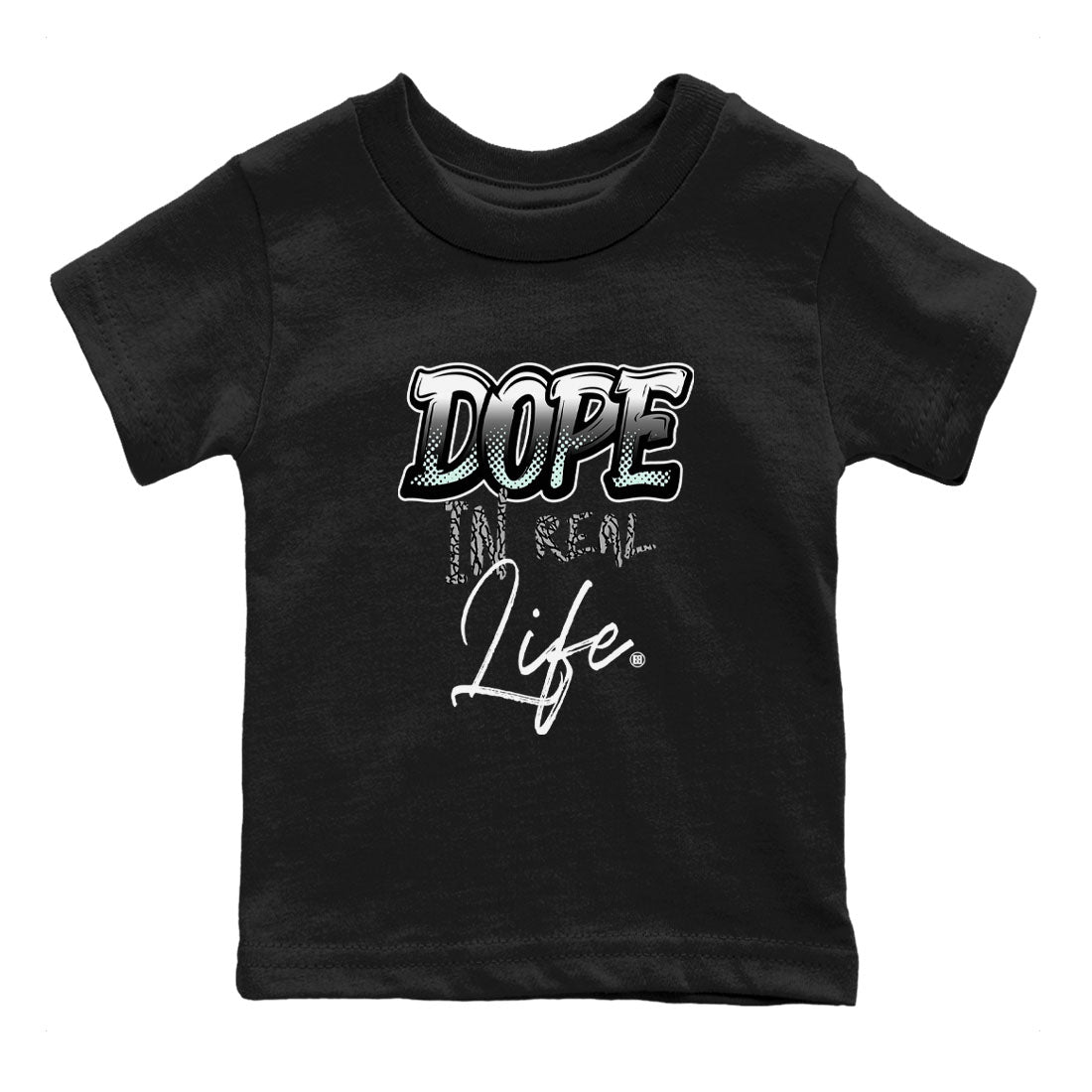 Dope In Real Life snkmatch Tees Kids - Air Jordan 3 Green Glow