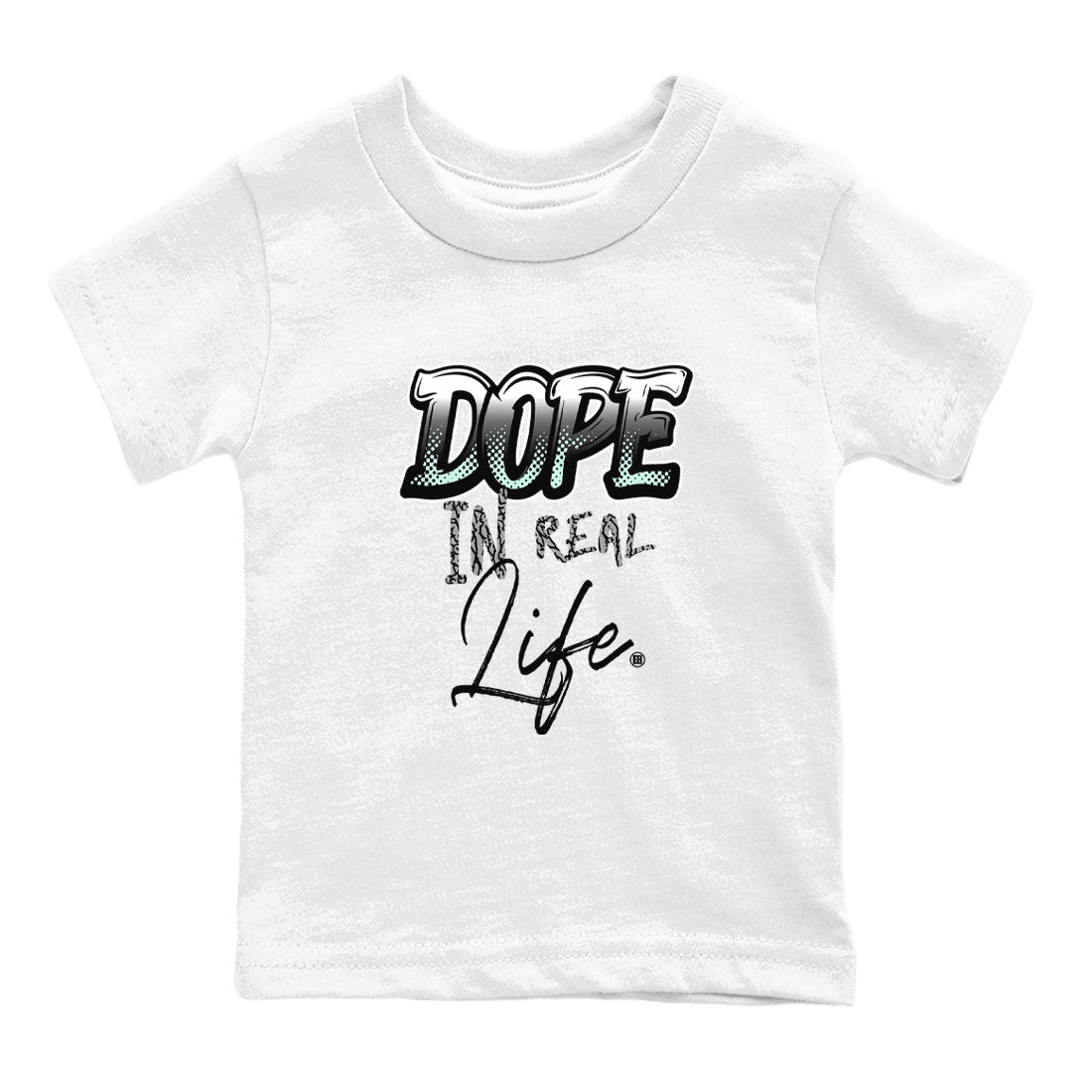 Dope In Real Life snkmatch Tees Kids - Air Jordan 3 Green Glow
