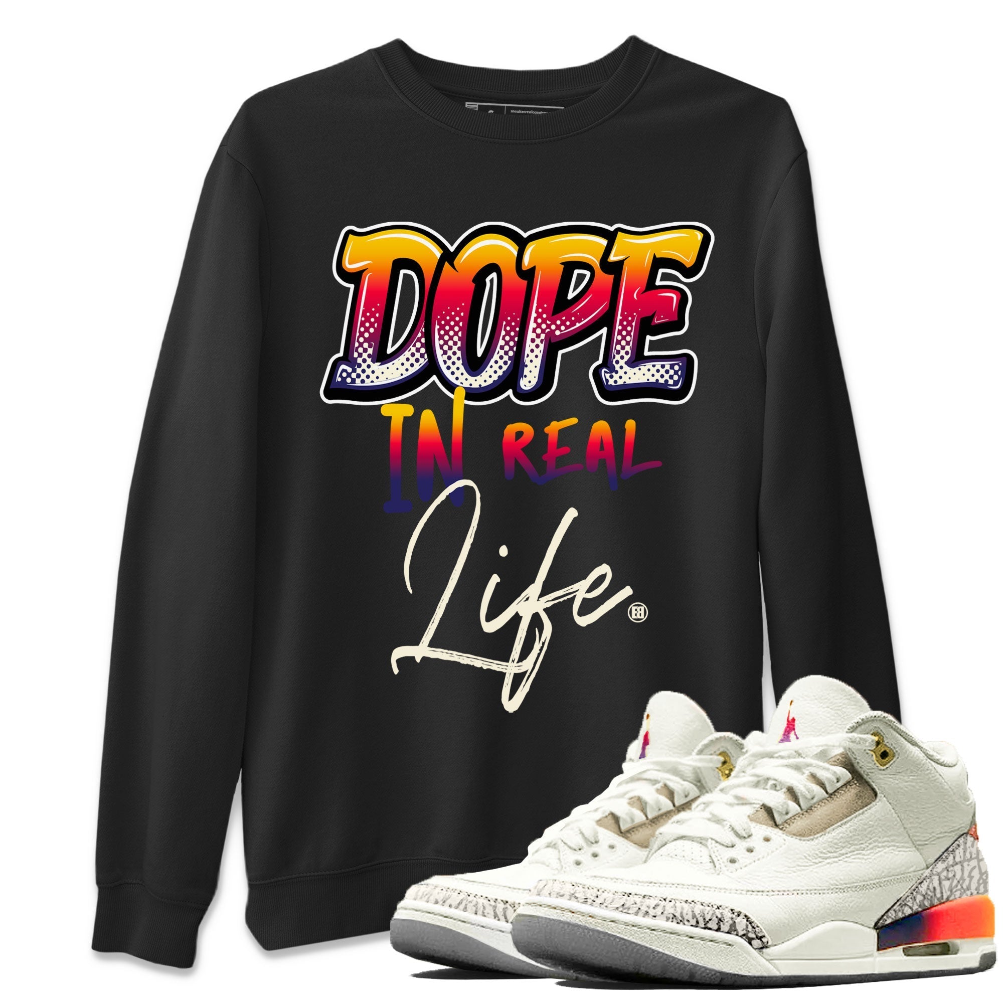 Dope In Real Life snkmatch Tee - Air Jordan 3 J Balvin