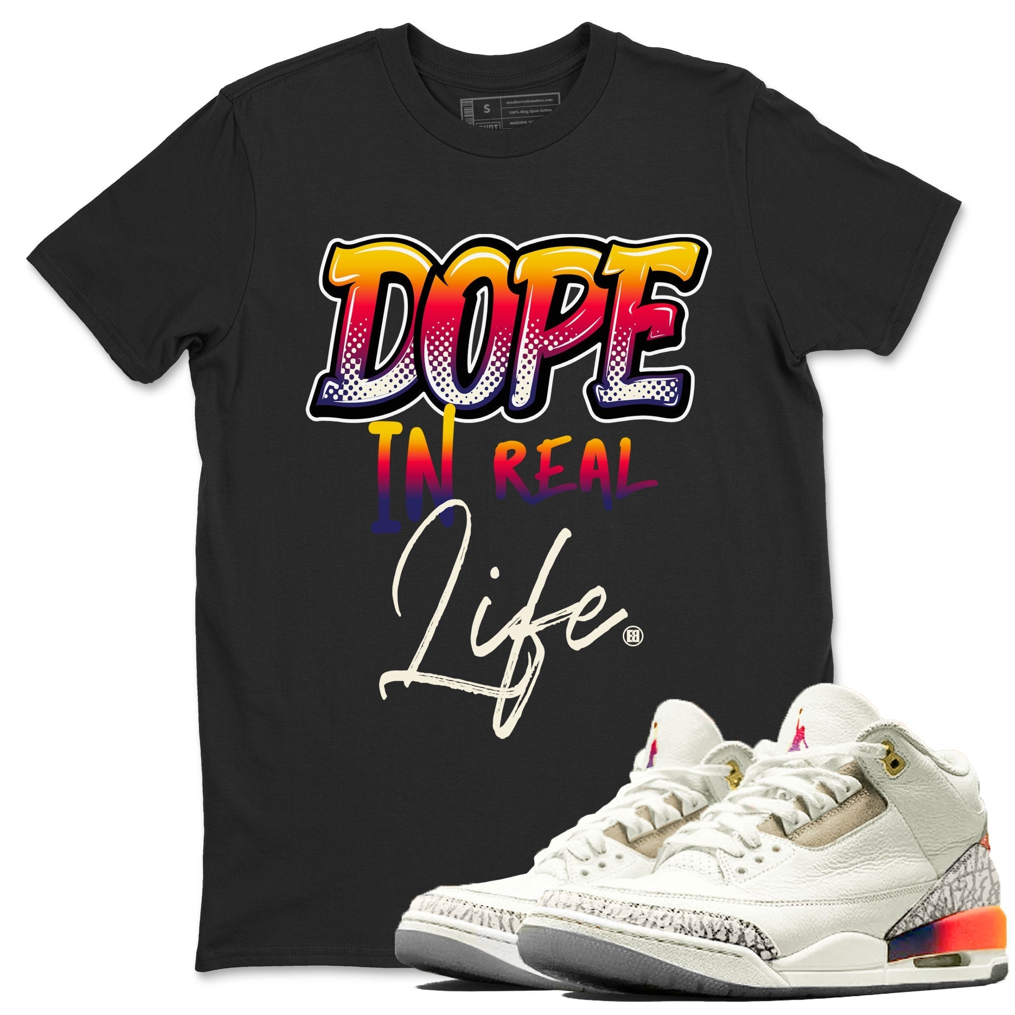 Dope In Real Life snkmatch Tee - Air Jordan 3 J Balvin