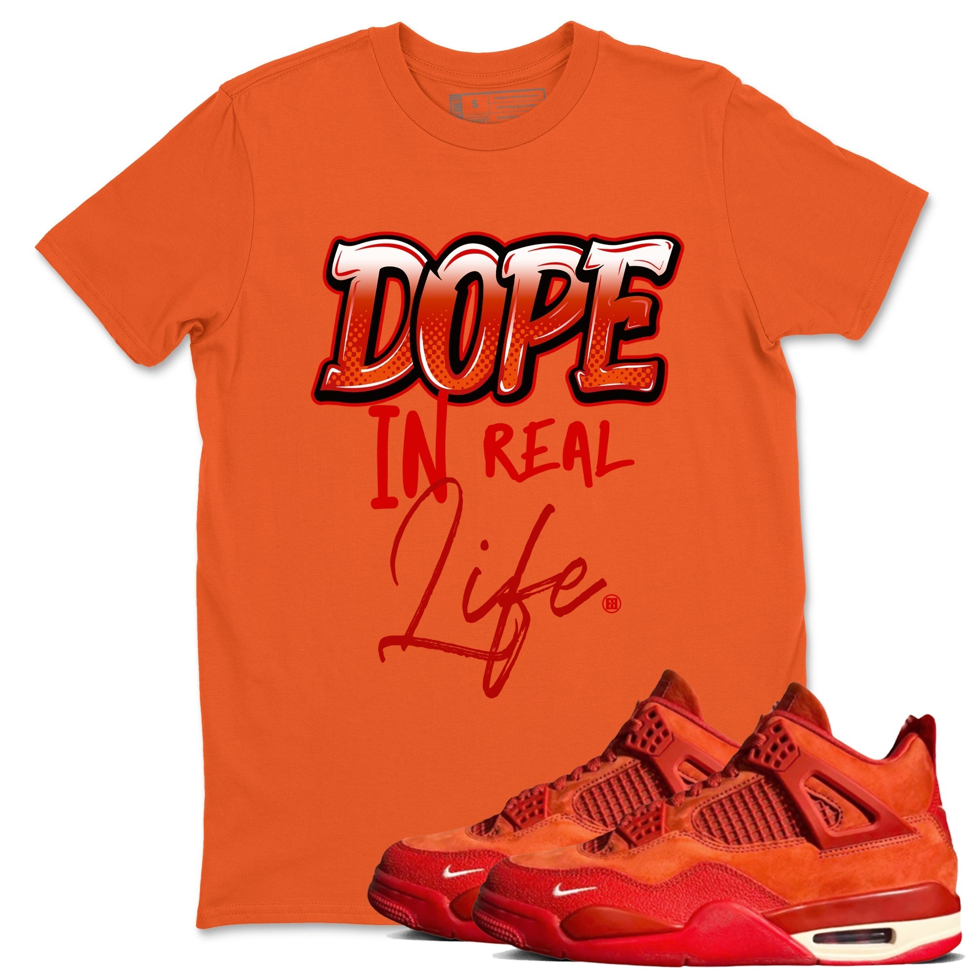 Dope In Real Life snkmatch Tees - Air Jordan 4 Brick By Brick