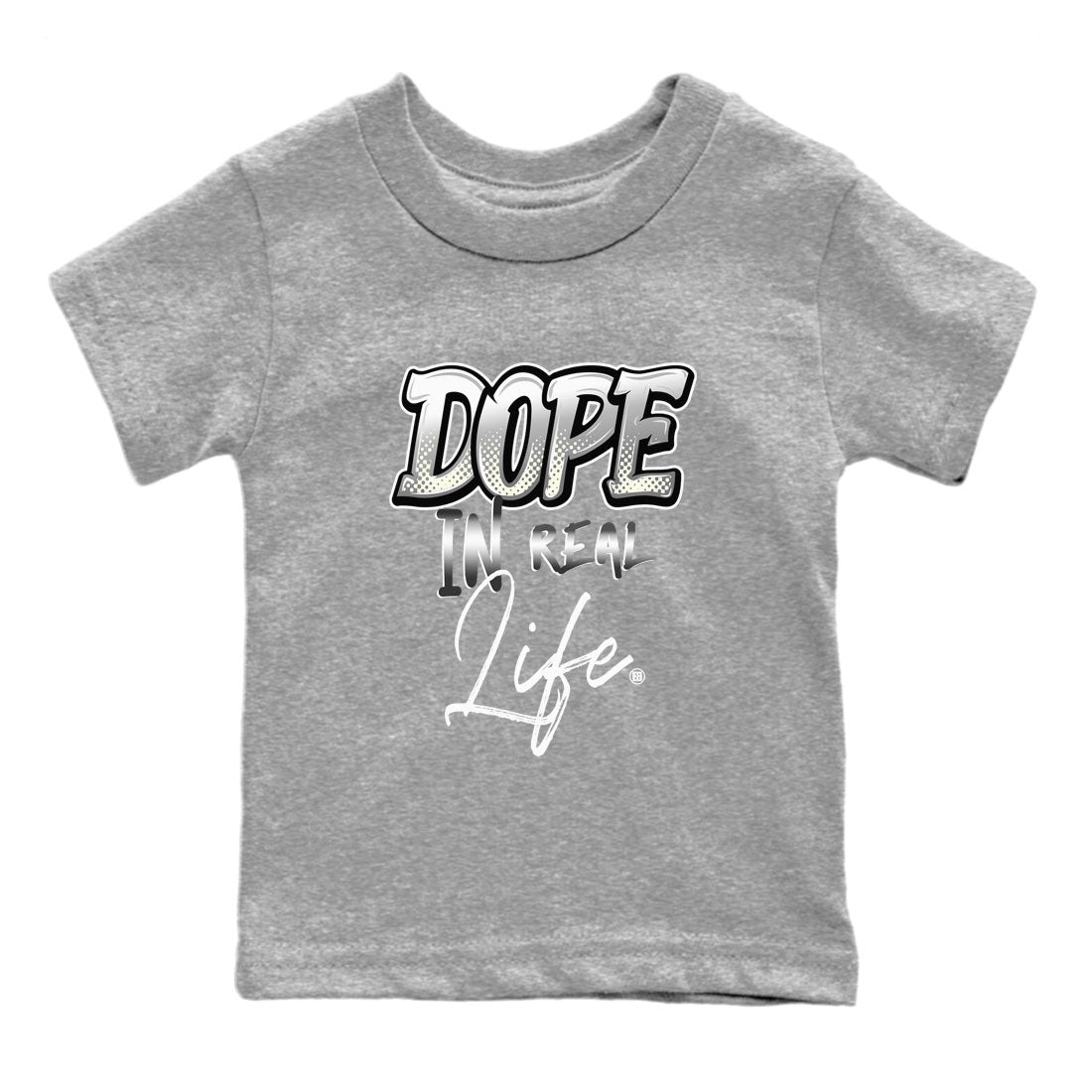 Dope In Real Life snkmatch Tee Kids - Air Jordan 4 Frozen Moments