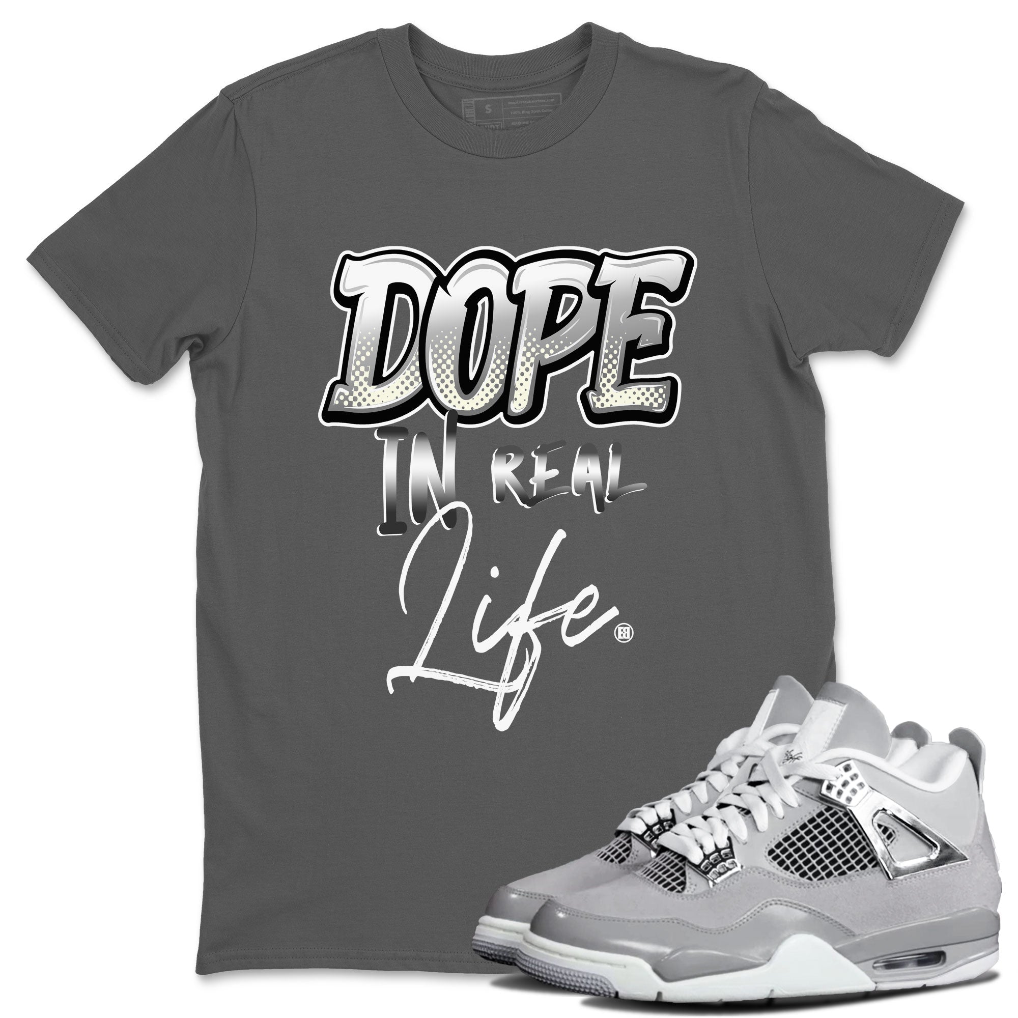 Dope In Real Life snkmatch Tee - Air Jordan 4 Frozen Moments