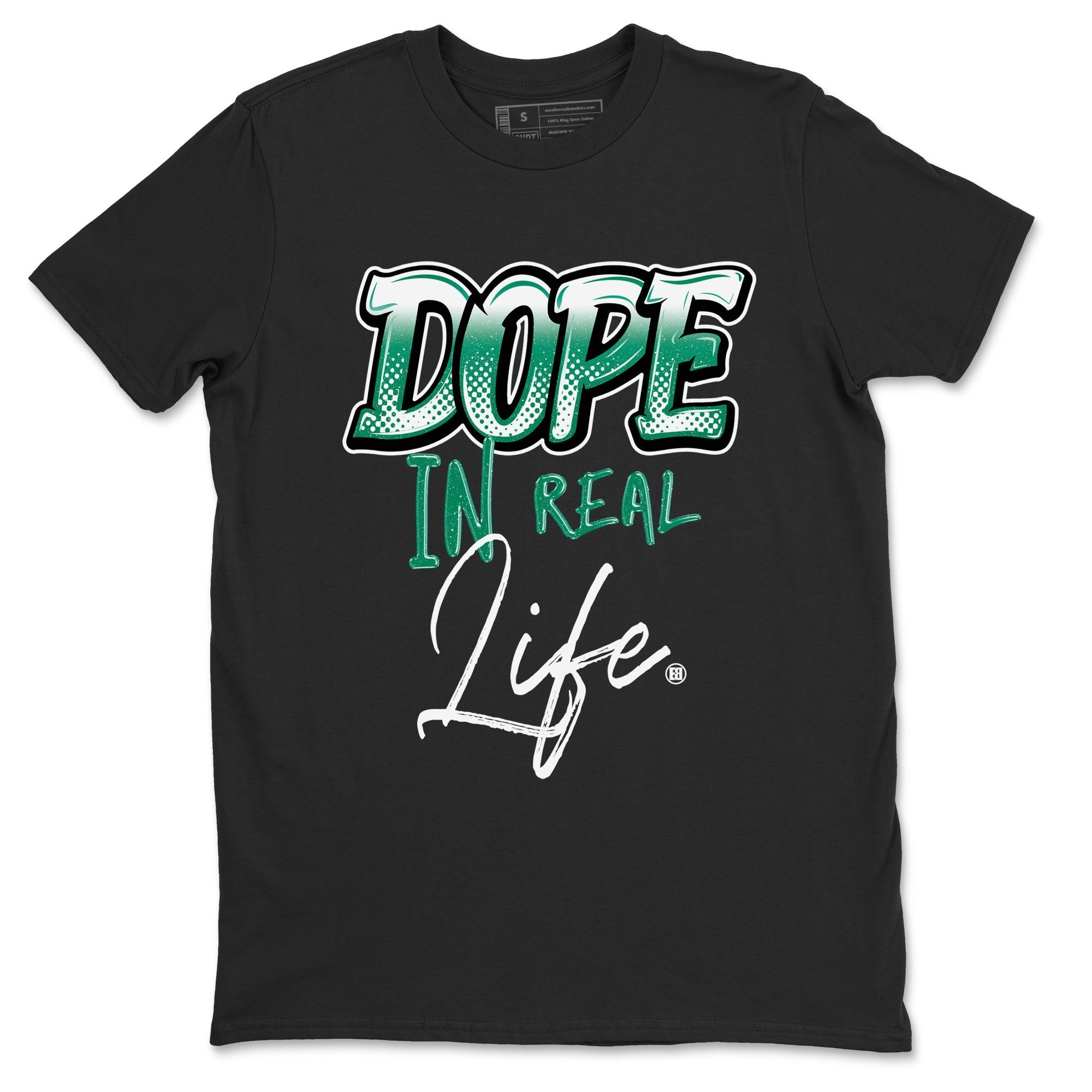Dope In Real Life snkmatch Tees - Air Jordan 4 Oxidized Green