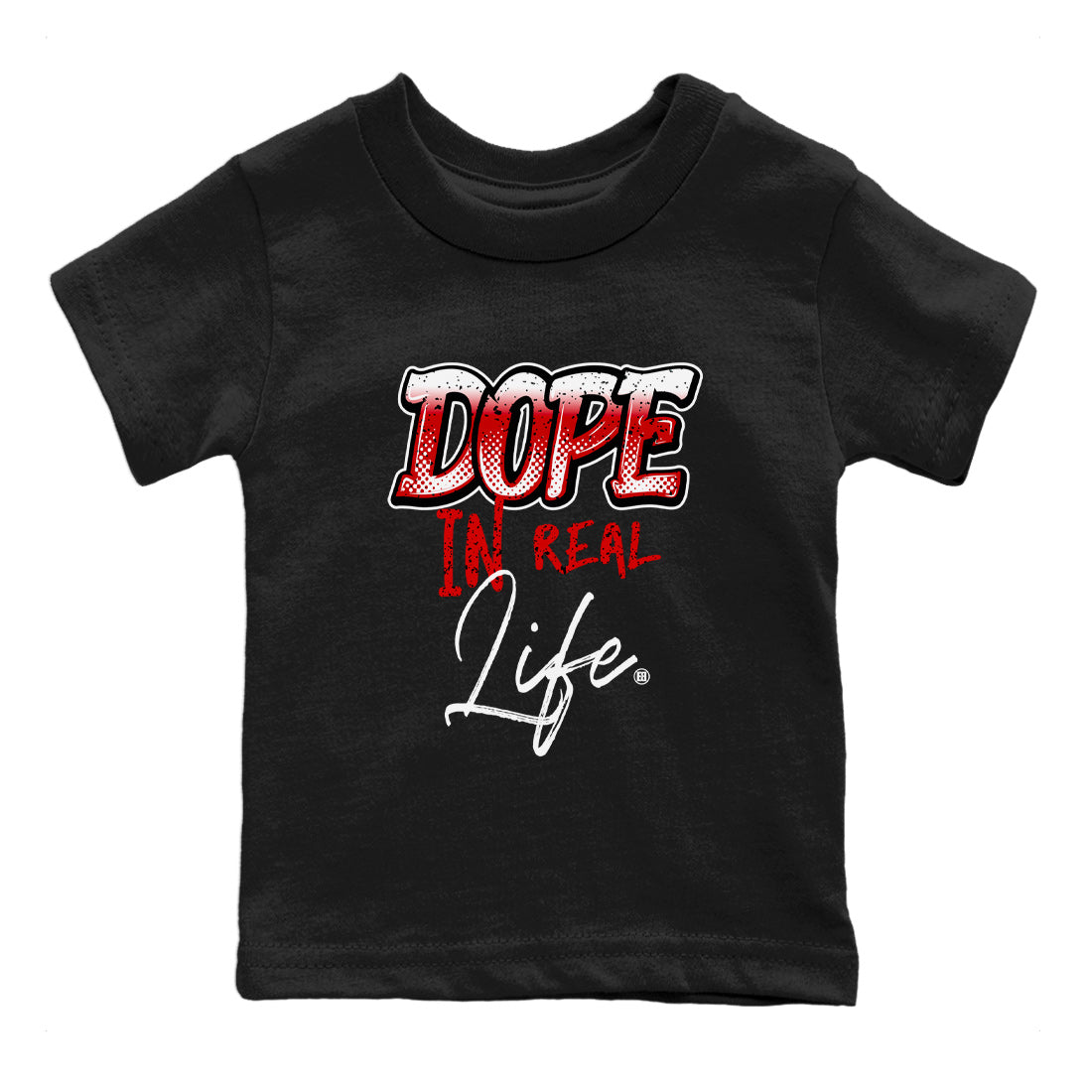 Dope In Real Life Kids Tops - Air Jordan 4 Red Cement