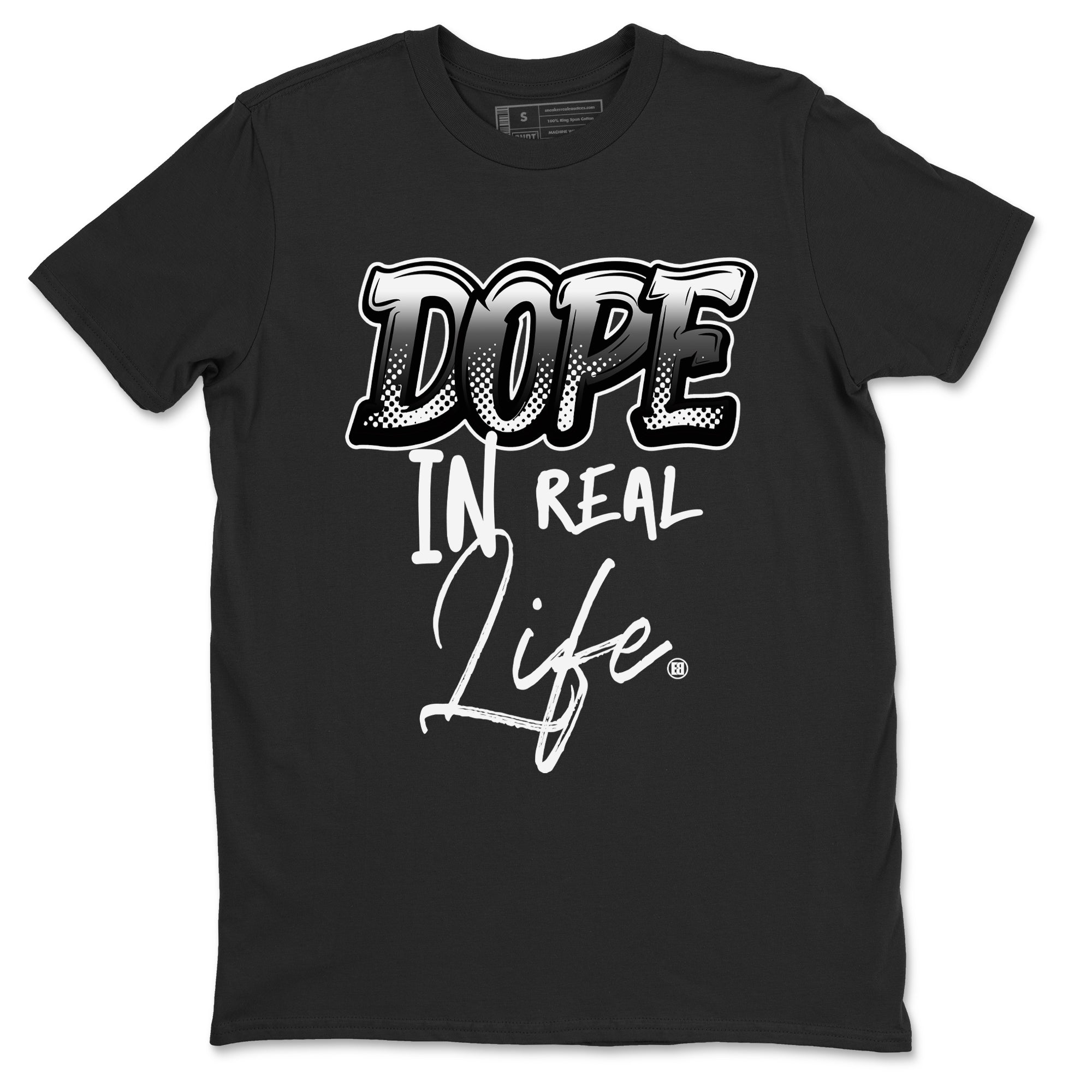 Dope In Real Life snkmatch Tees - Air Jordan 4 White Thunder