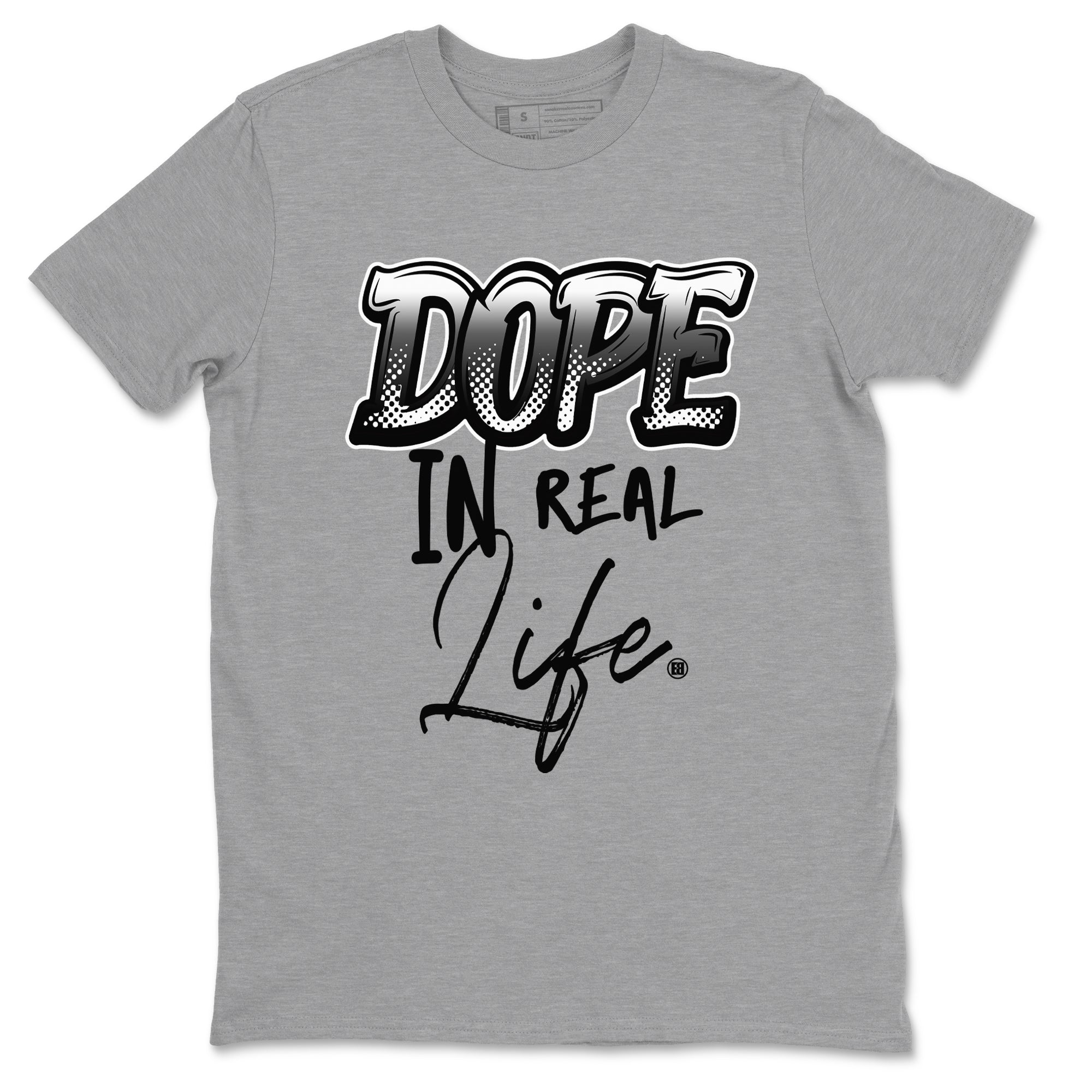 Dope In Real Life snkmatch Tees - Air Jordan 4 White Thunder
