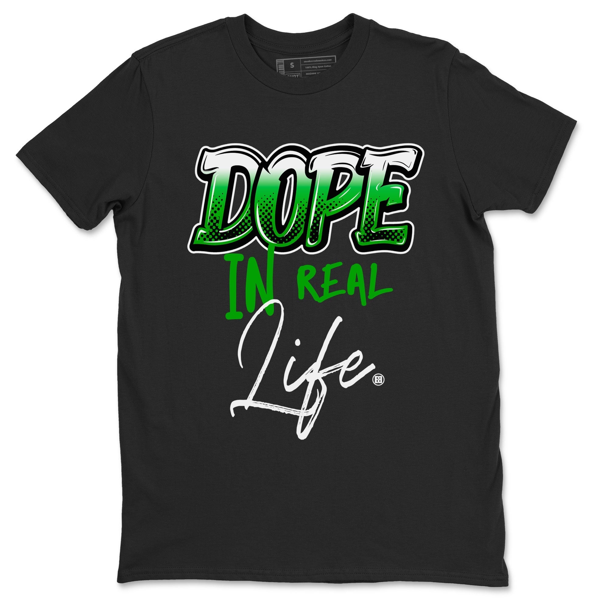 Dope In Real Life snkmatch Tees - Air Jordan 5 Lucky Green