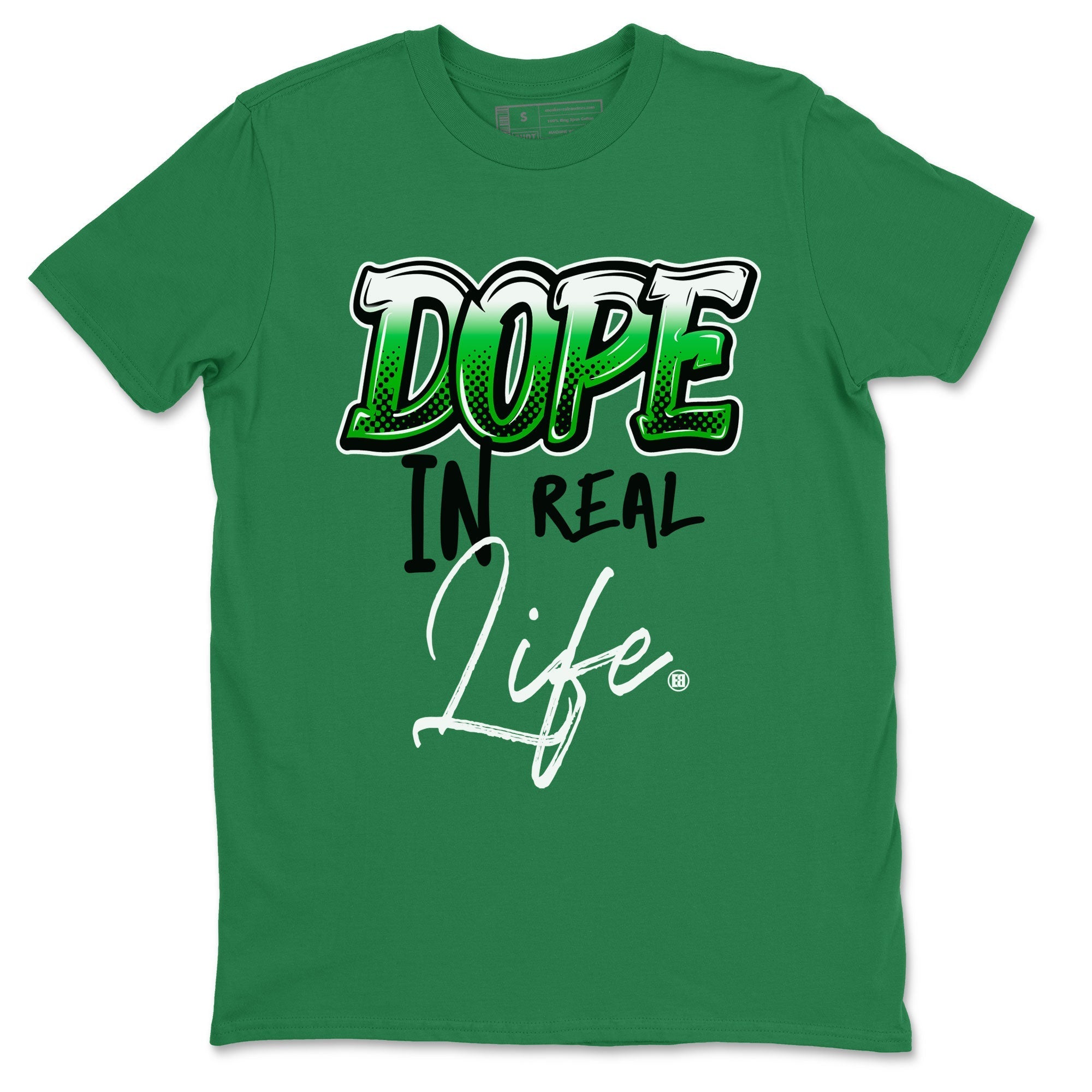 Dope In Real Life snkmatch Tees - Air Jordan 5 Lucky Green