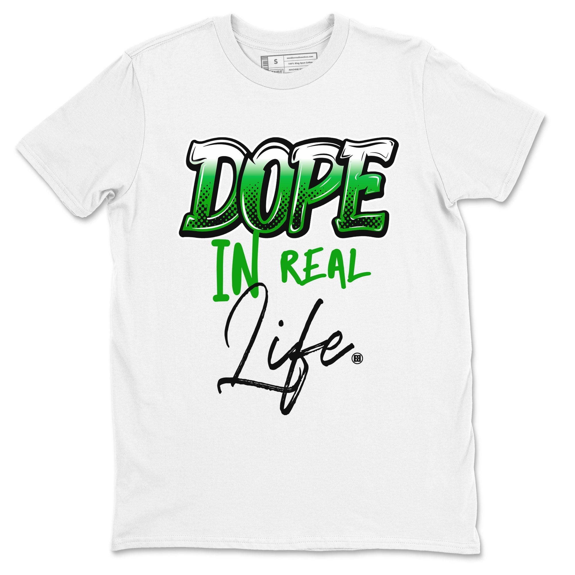 Dope In Real Life snkmatch Tees - Air Jordan 5 Lucky Green