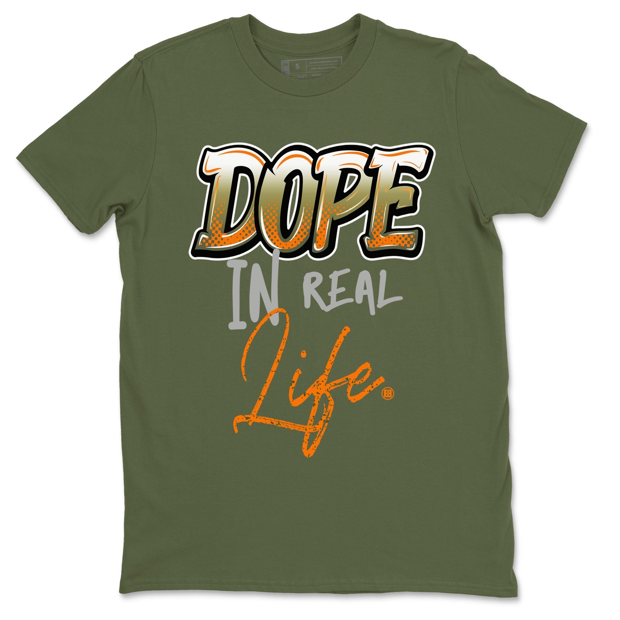 Dope In Real Life snkmatch Tees - Air Jordan 5 Olive