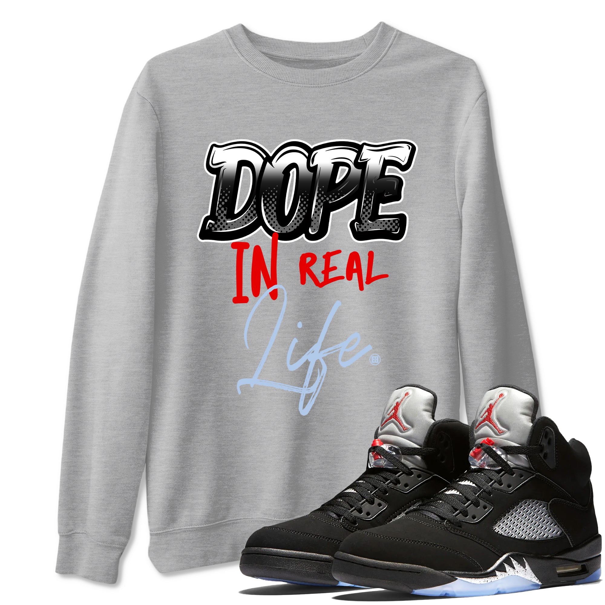 Dope In Real Life snkmatch Tees - Air Jordan 5 Reimagined