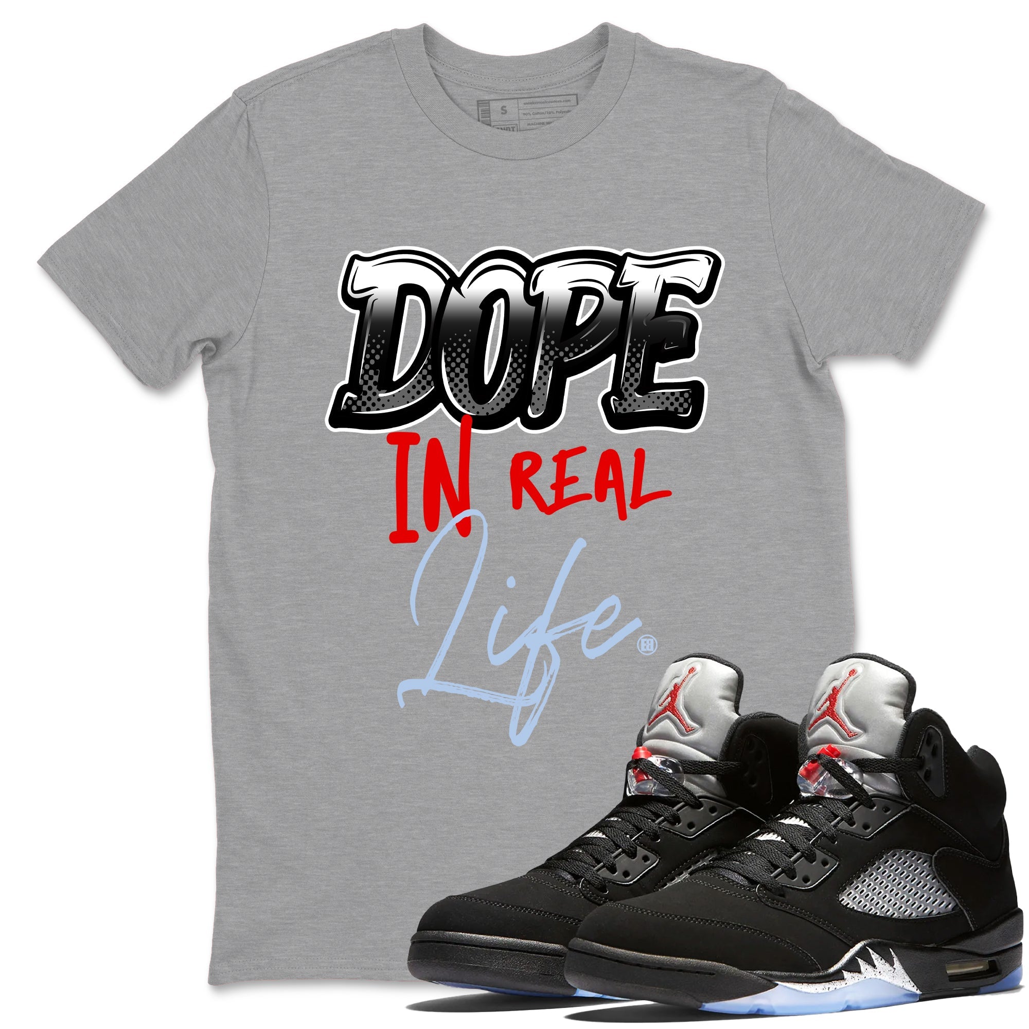 Dope In Real Life snkmatch Tees - Air Jordan 5 Reimagined