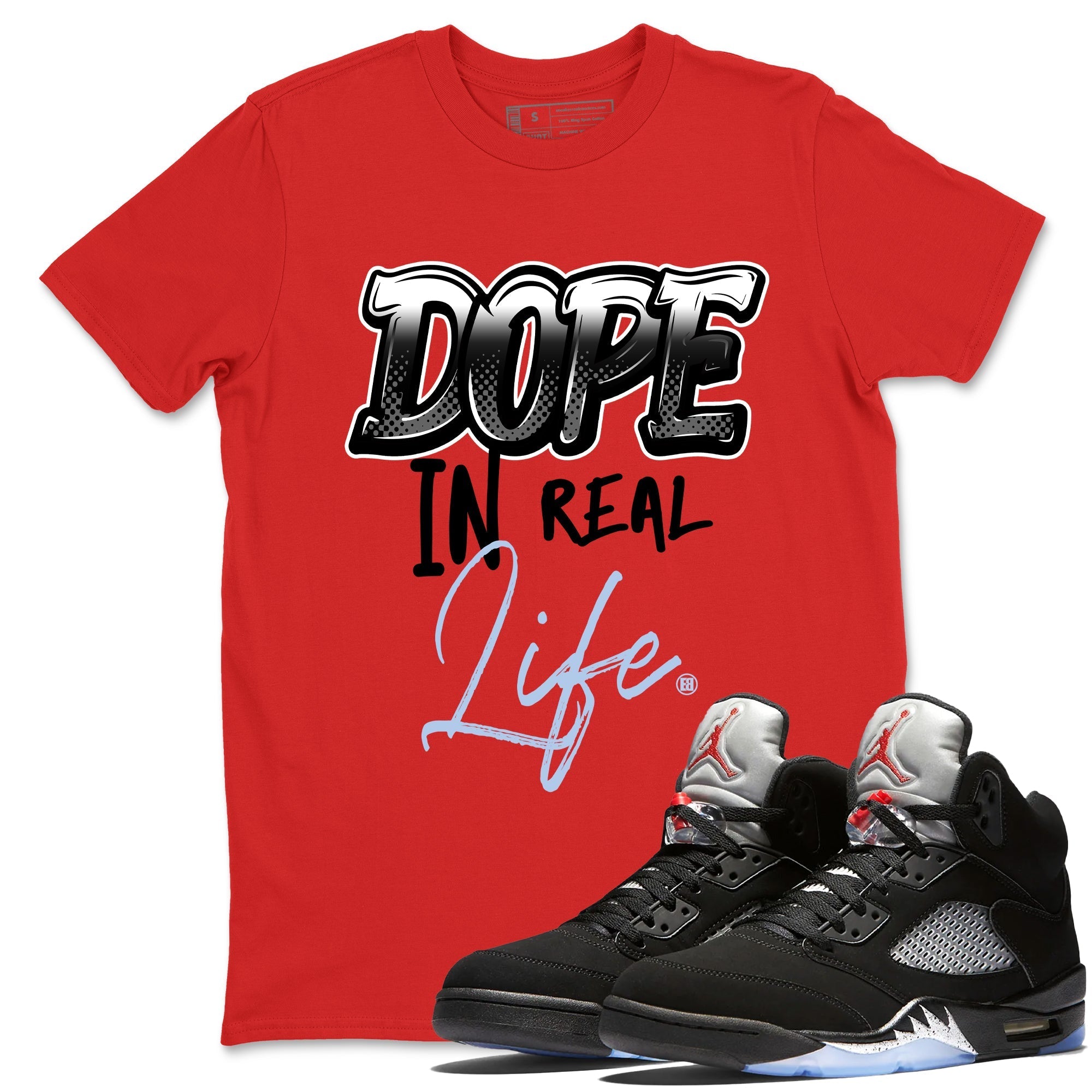 Dope In Real Life snkmatch Tees - Air Jordan 5 Reimagined