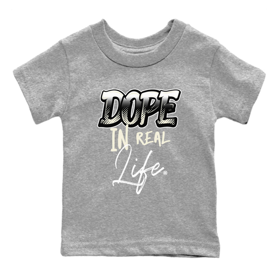 Dope In Real Life snkmatch Tees Kids - Air Jordan 5 Sail